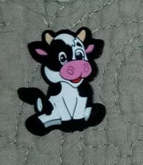Silicone Focal Beads - Assorted Cows, True Crime and Coffee Focal Beads
