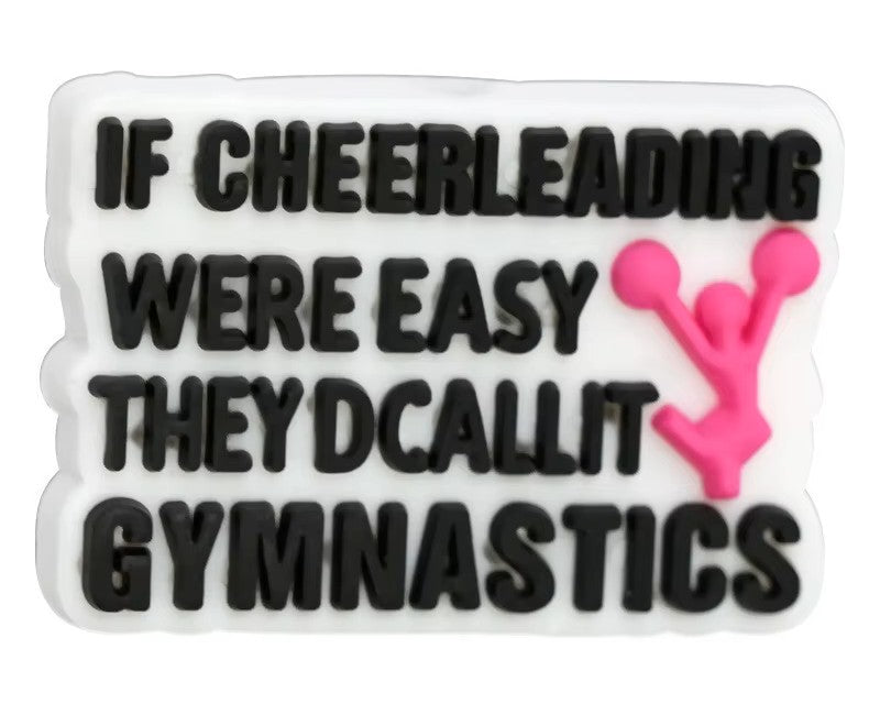 Cheer Gymnastic Focal Beads - Multiple Designs Available