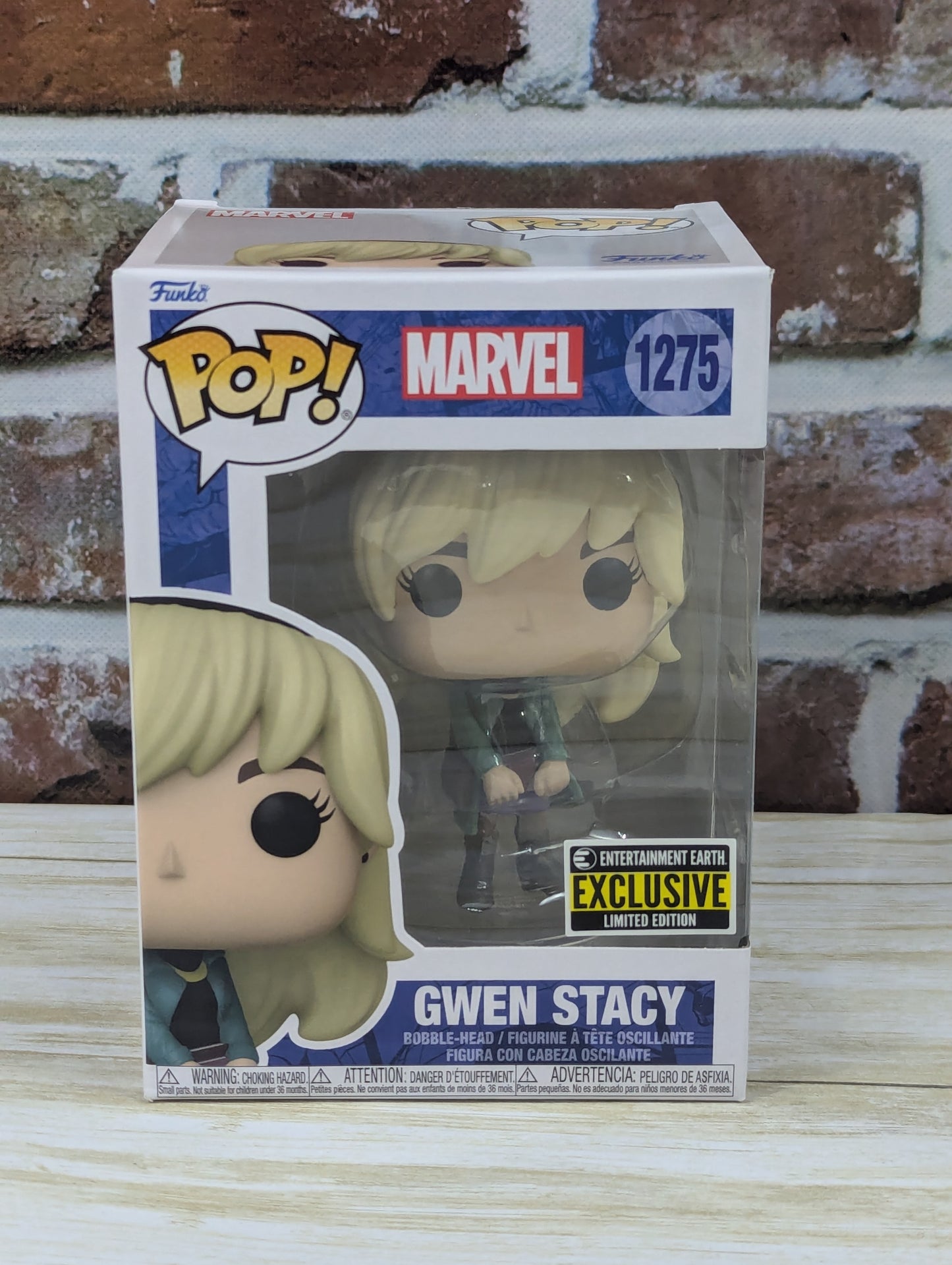 Funko Pop! Marvel Gwen Stacy #1275 - Entertainment Earth Exclusive