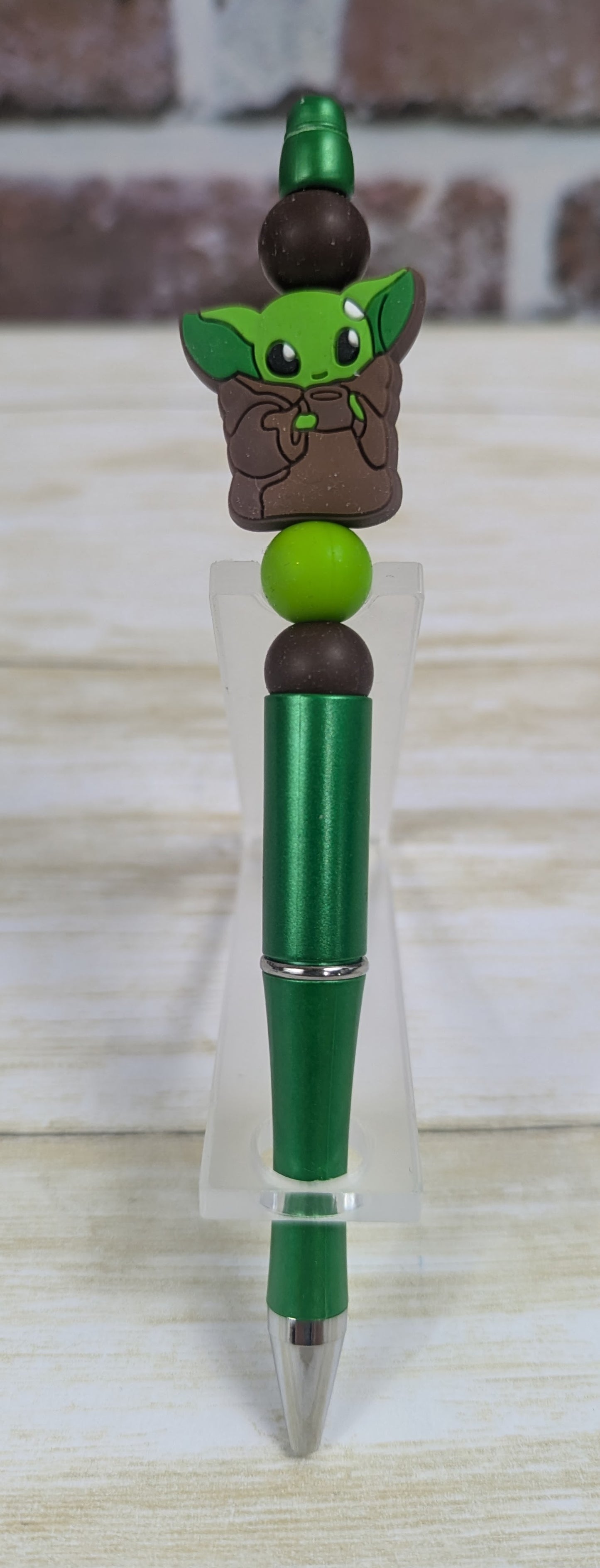 Animated Character-Themed Beaded Pens - Includes 1 Ink Refill