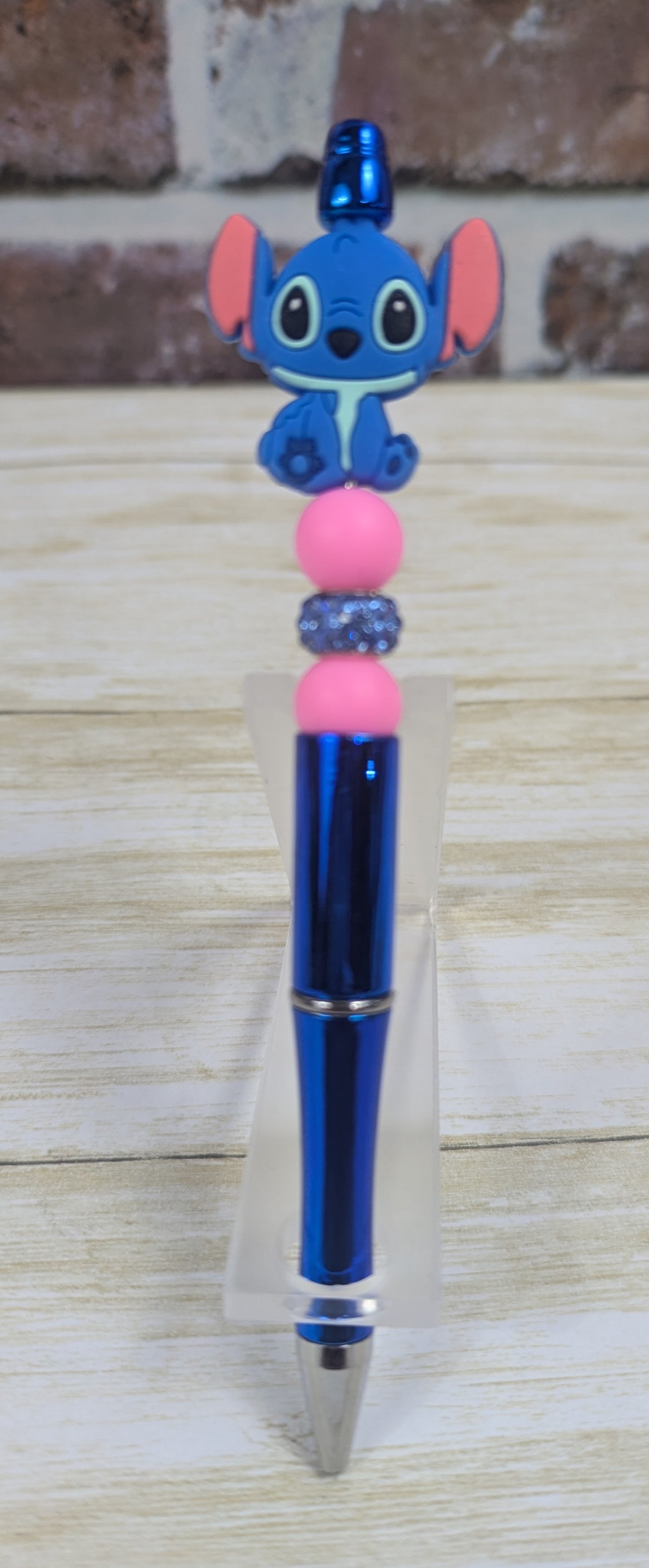 Animated Character-Themed Beaded Pens - Includes 1 Ink Refill