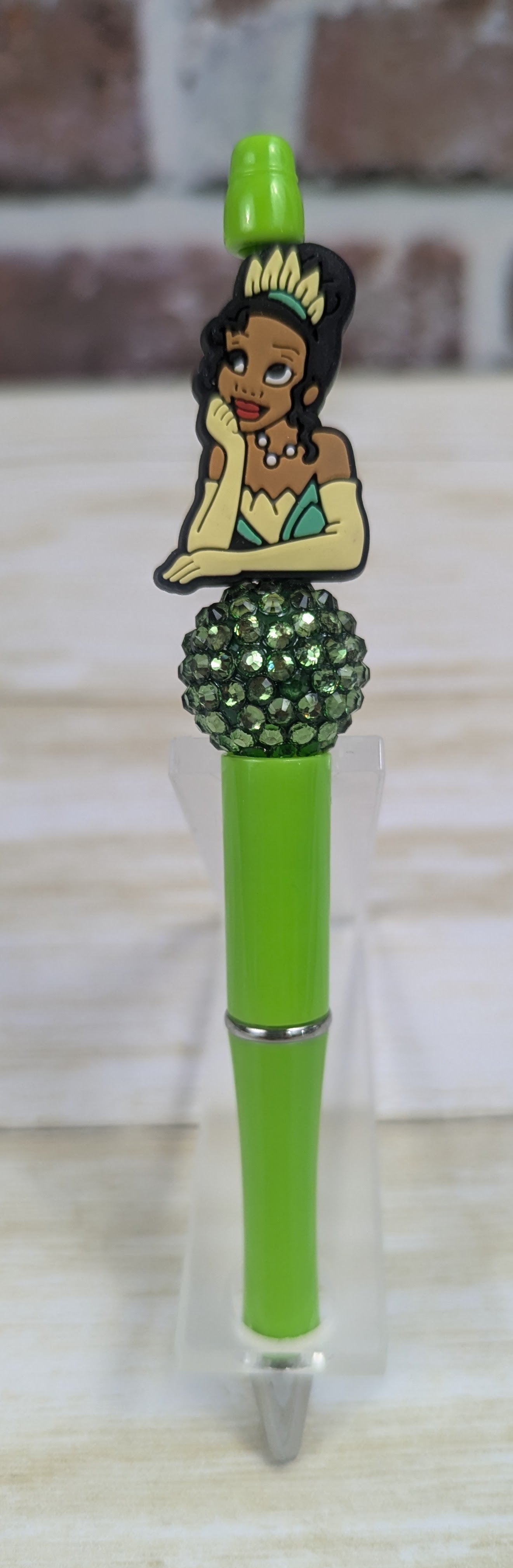 Animated Character-Themed Beaded Pens - Includes 1 Ink Refill