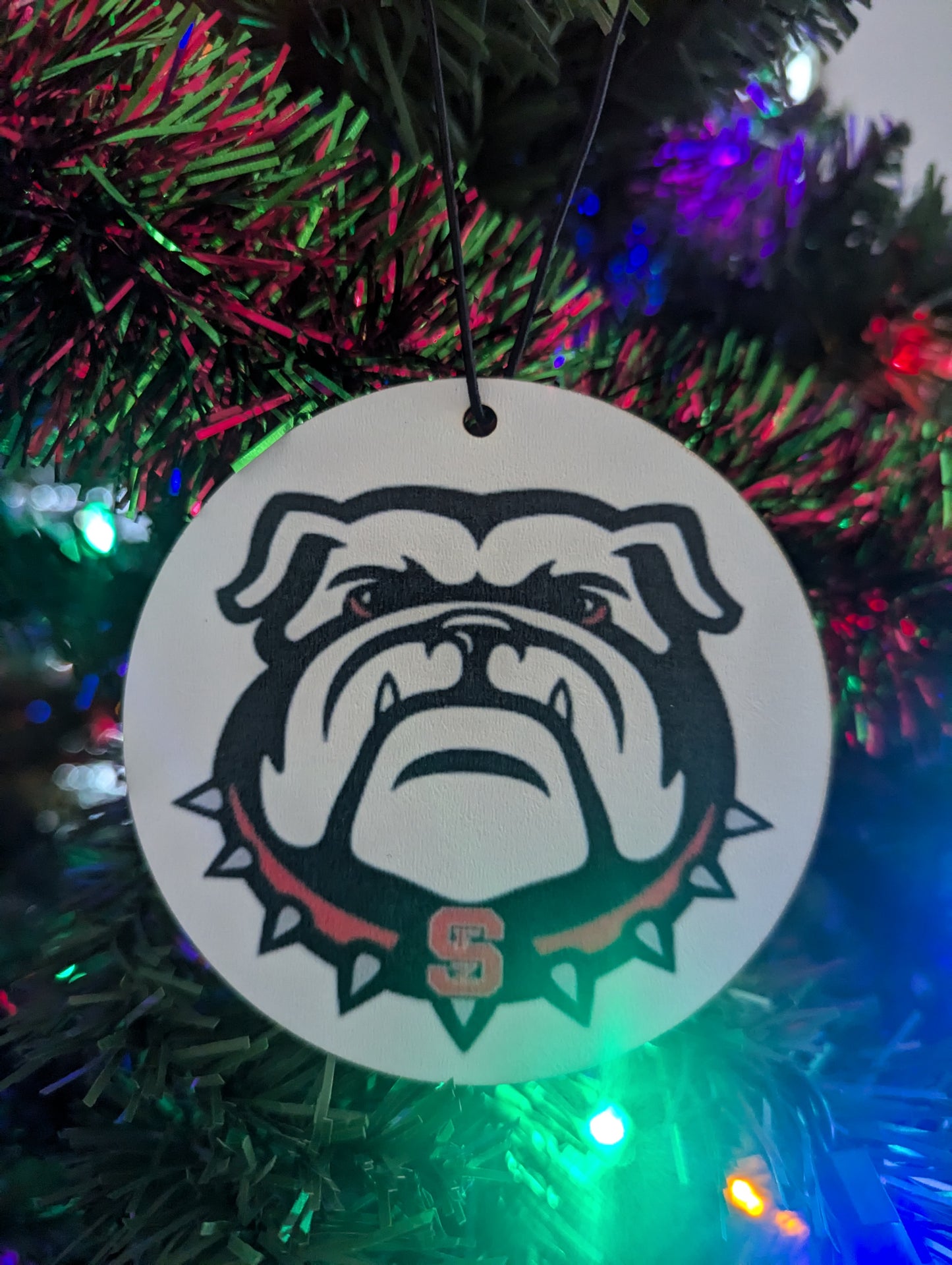 Bulldog Ornament - Team Spirit Decor