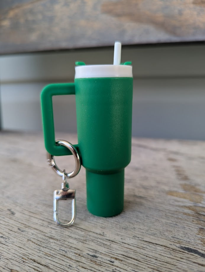 Keychain - Mini Tumbler Storage Container - Multiple Colors Available