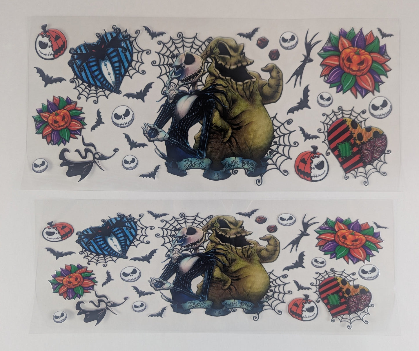 40 oz Ready to Apply UV DTF 2-piece wrap set - Nightmare - Multiple Designs Available