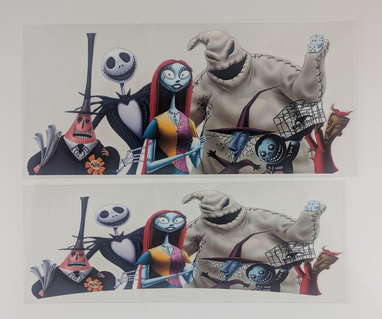 40 oz Ready to Apply UV DTF 2-piece wrap set - Nightmare - Multiple Designs Available