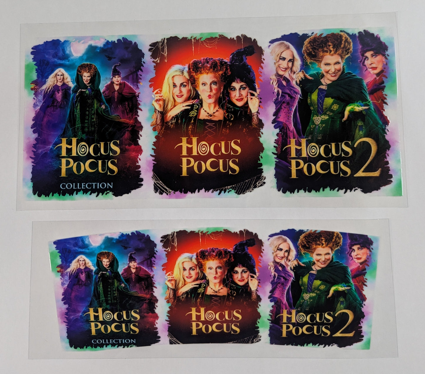 40 oz Ready to Apply UV DTF 2-piece wrap set - Witches - Multiple Designs Available