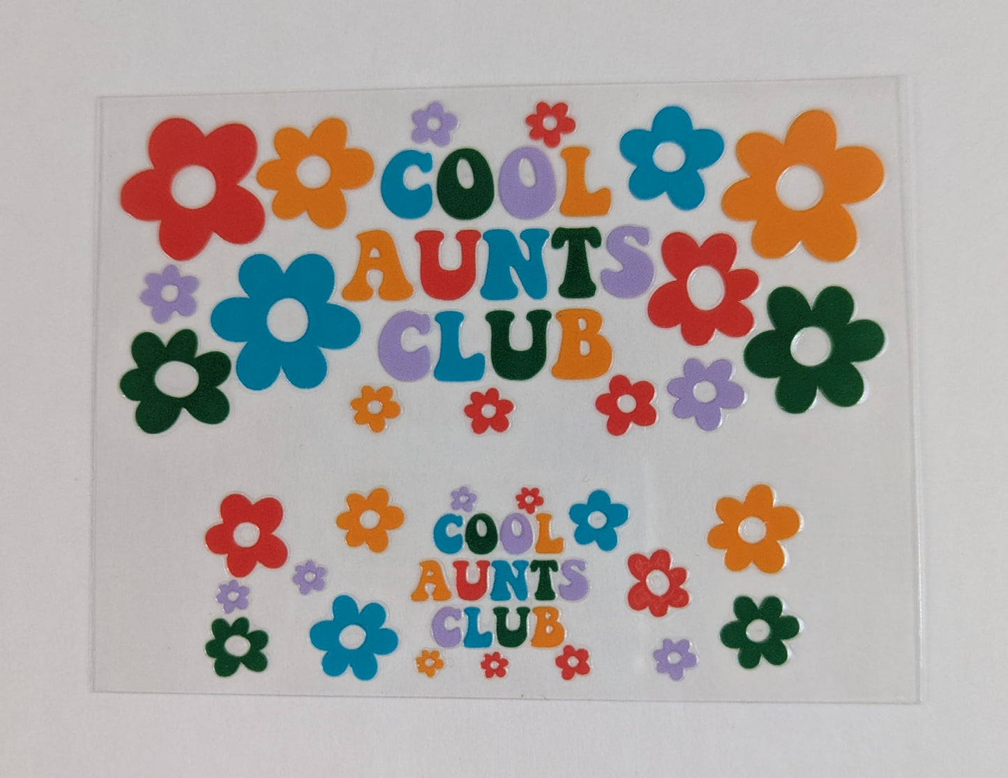 Mini Tumbler Keychain UV/DTF Wraps - Aunt - Multiple Designs Available
