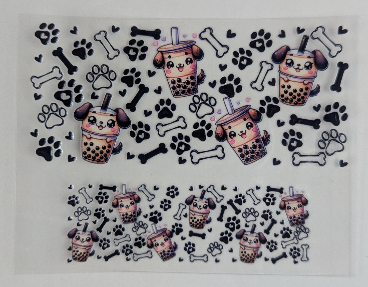 Mini Tumbler Keychain UV/DTF Wraps - Bubble Tea - Multiple Designs Available