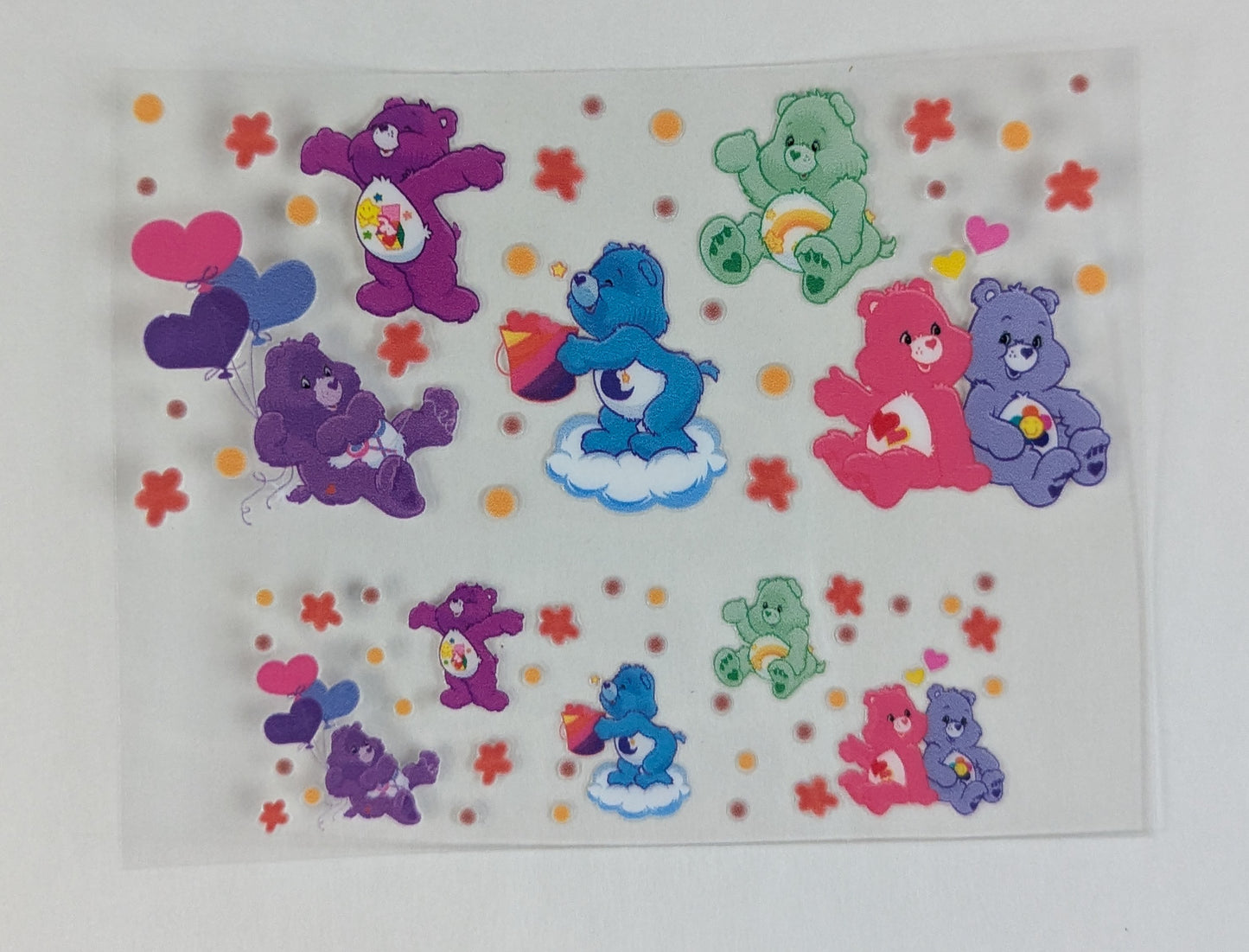 Mini Tumbler Keychain UV/DTF Wraps - Care Bear - Multiple Designs Available