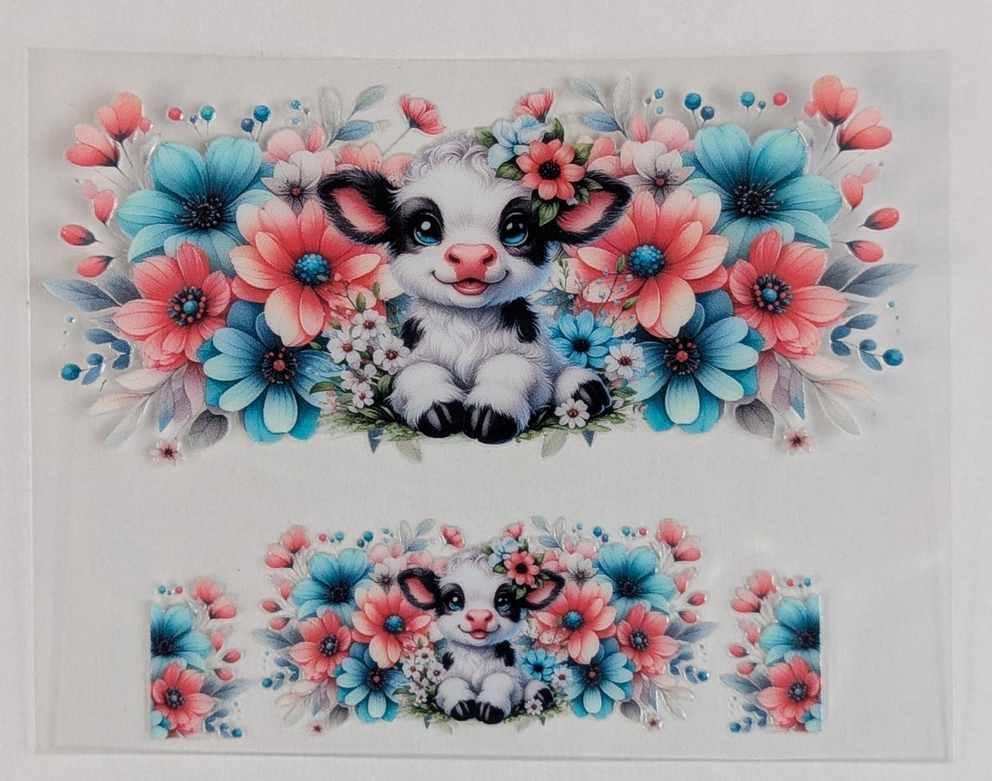 Mini Tumbler Keychain UV/DTF Wraps - Cows - Multiple Designs Available