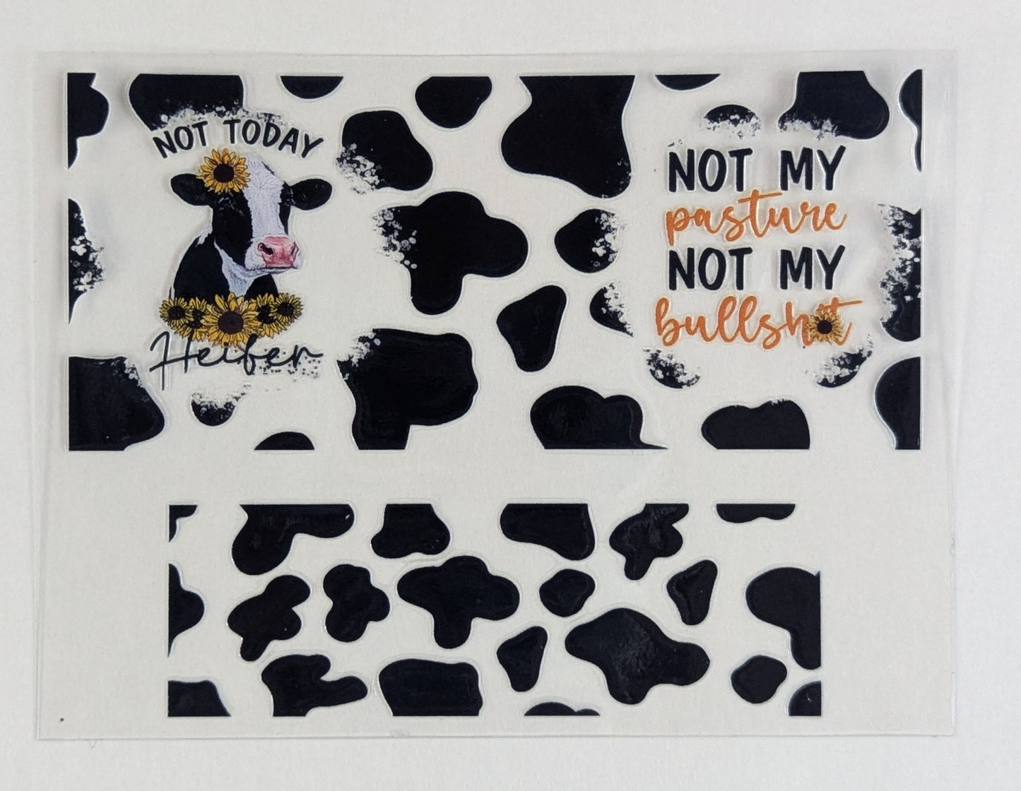 Mini Tumbler Keychain UV/DTF Wraps - Cows - Multiple Designs Available
