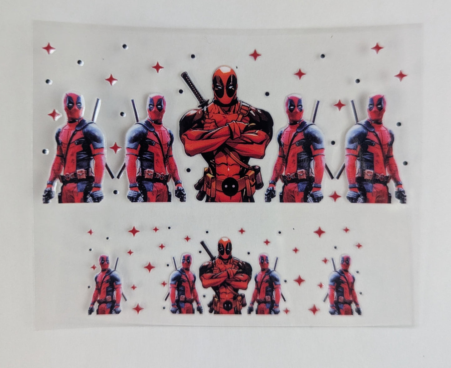 Mini Tumbler Keychain UV/DTF Wraps - Dead Red - Multiple Designs Available