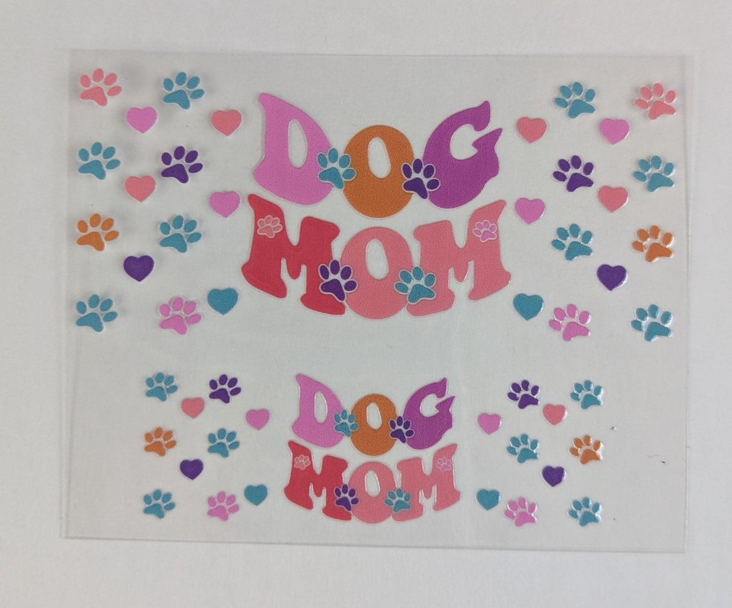 Mini Tumbler Keychain UV/DTF Wraps - Dog Mom - Multiple Designs Available