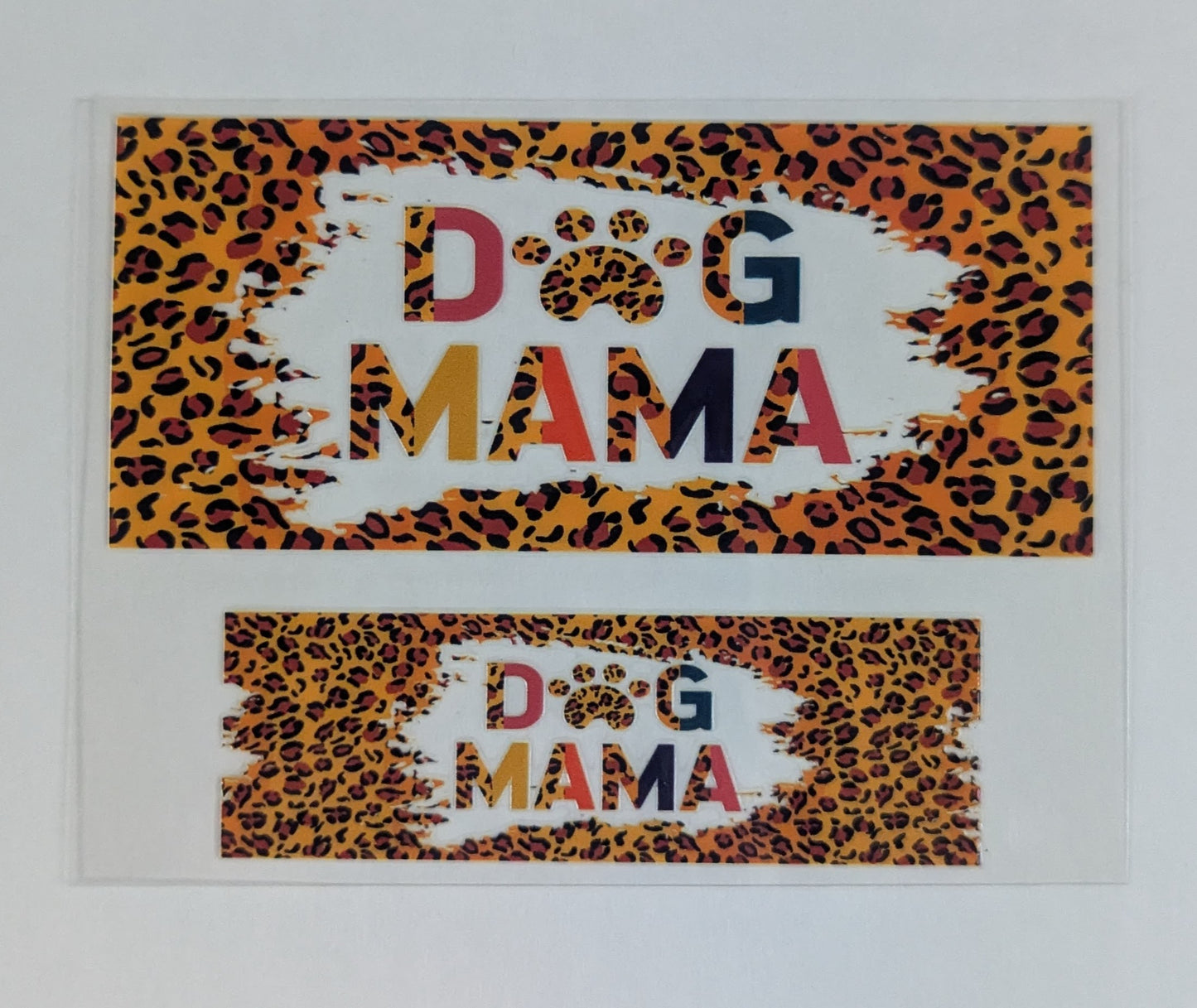 Mini Tumbler Keychain UV/DTF Wraps - Dog Mom - Multiple Designs Available