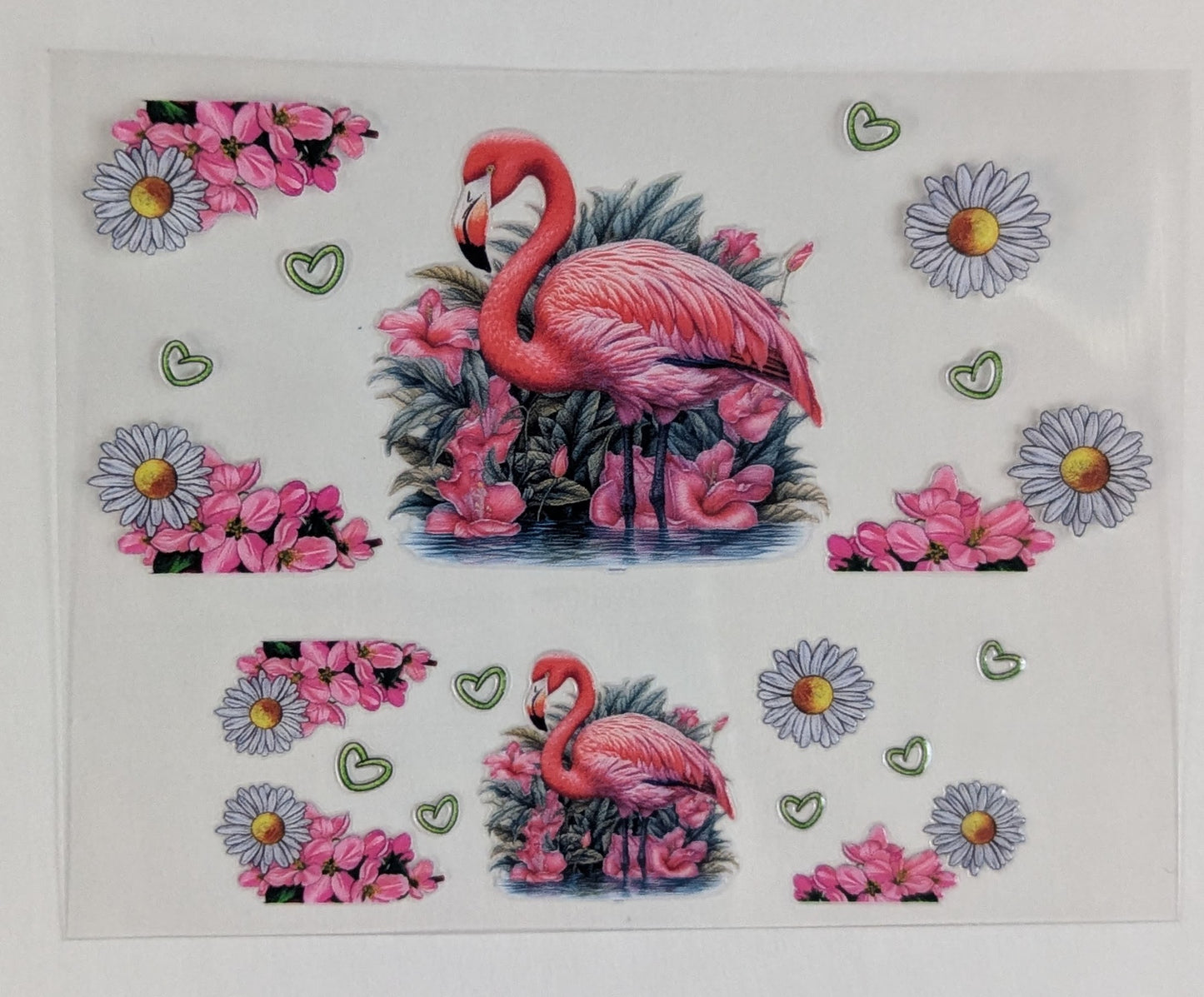 Mini Tumbler Keychain UV/DTF Wraps - Flamingo - Multiple Designs Available