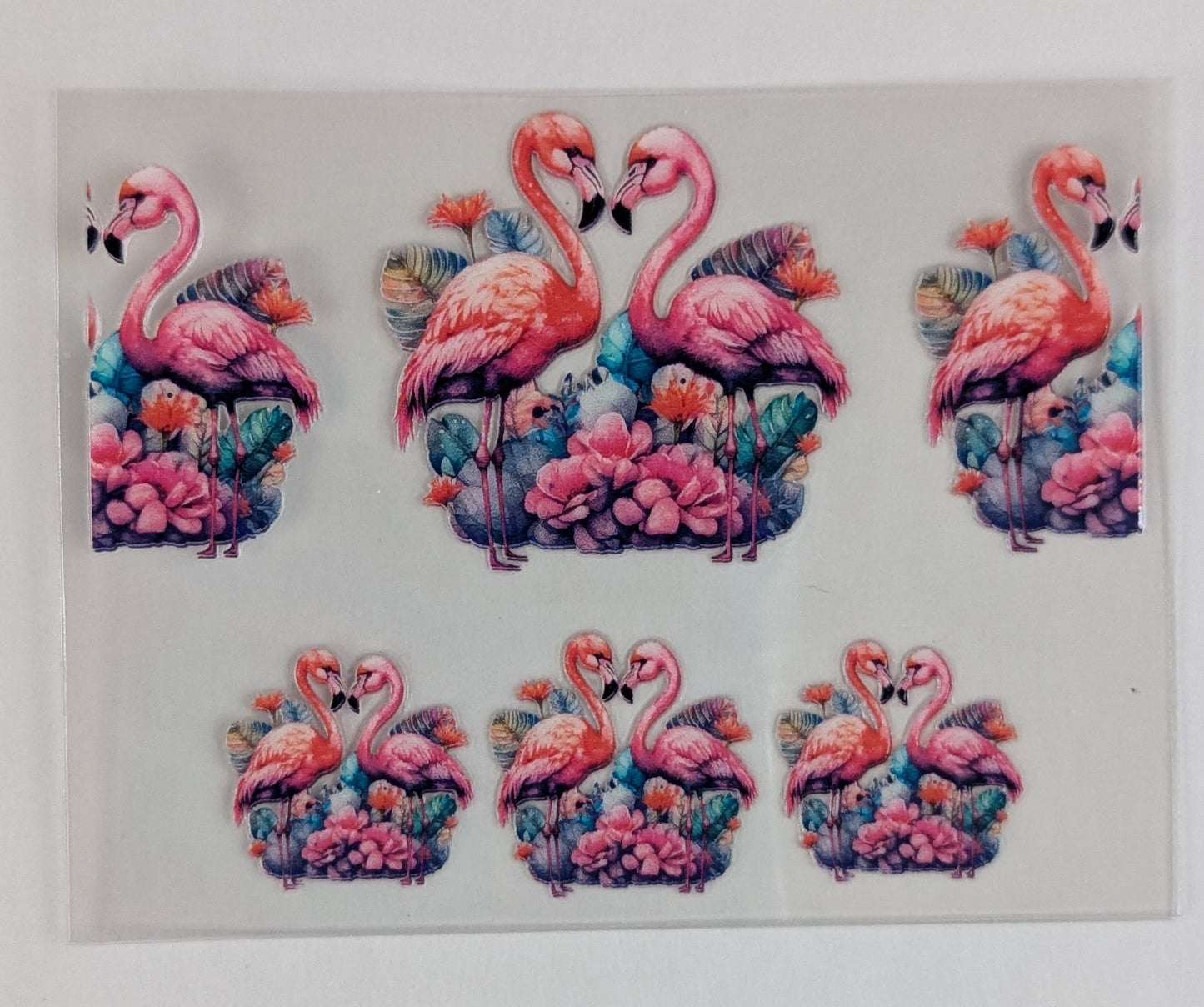 Mini Tumbler Keychain UV/DTF Wraps - Flamingo - Multiple Designs Available