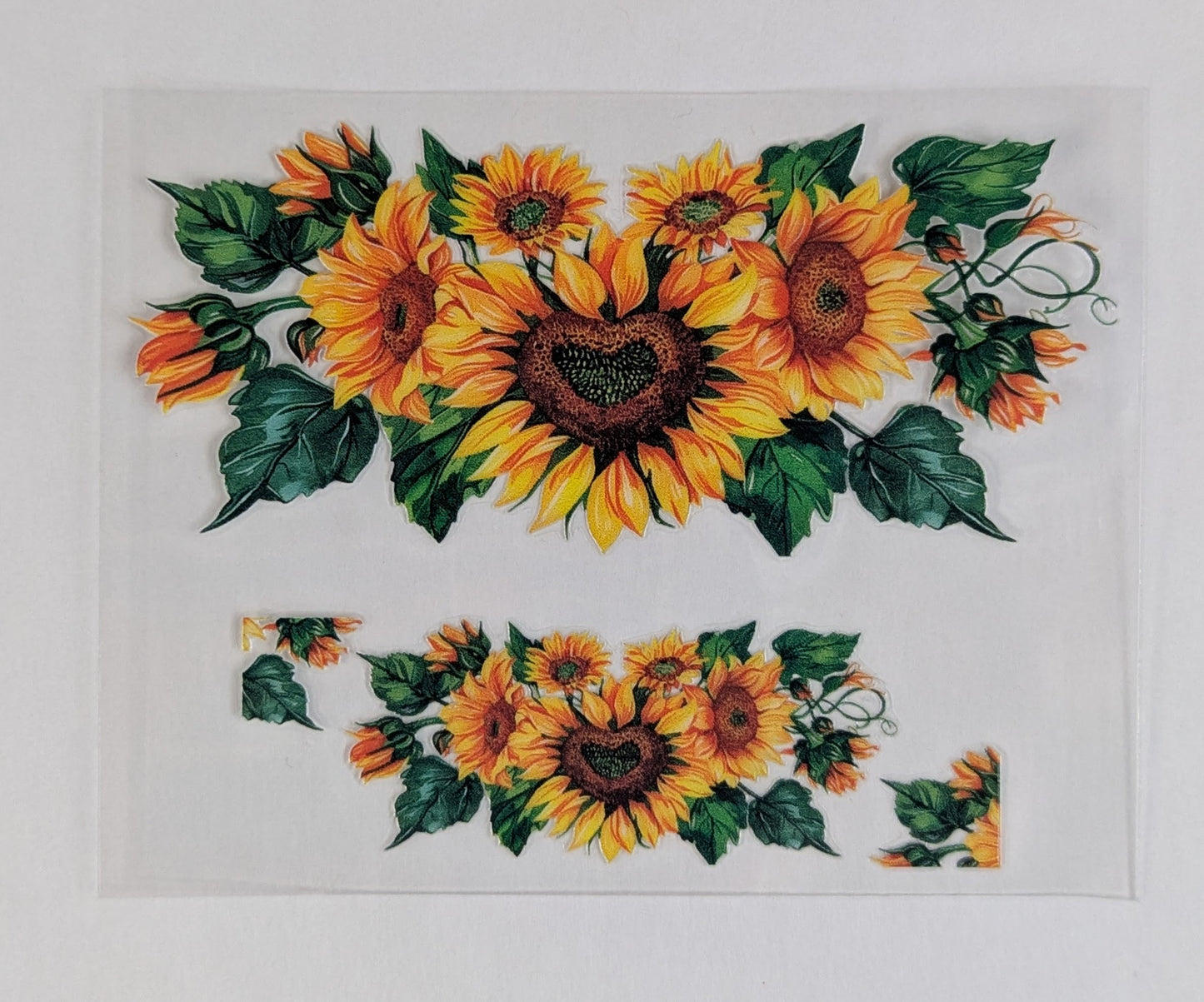 Mini Tumbler Keychain UV/DTF Wraps - Flowers - Sunflowers - Multiple Designs Available
