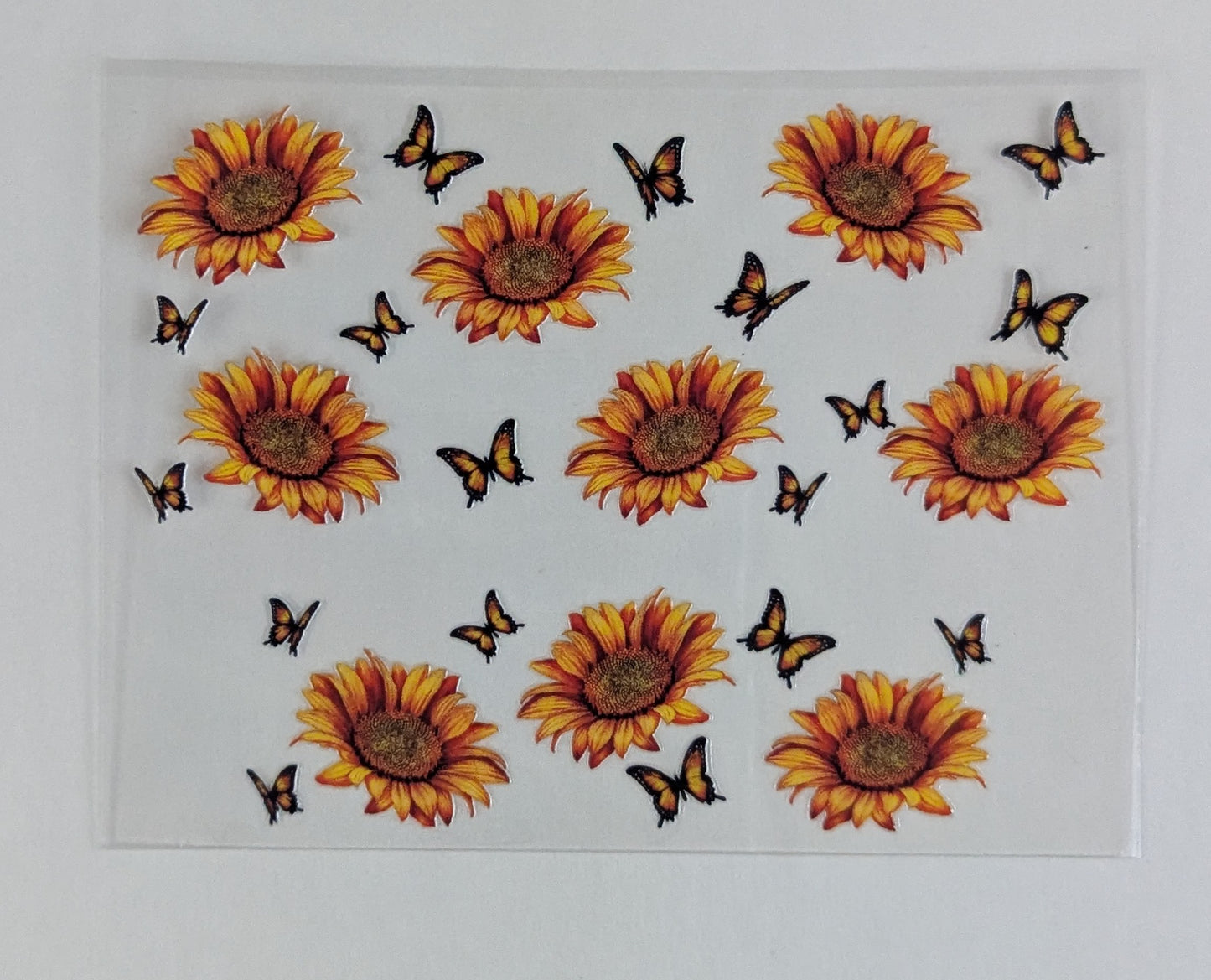 Mini Tumbler Keychain UV/DTF Wraps - Flowers - Sunflowers - Multiple Designs Available
