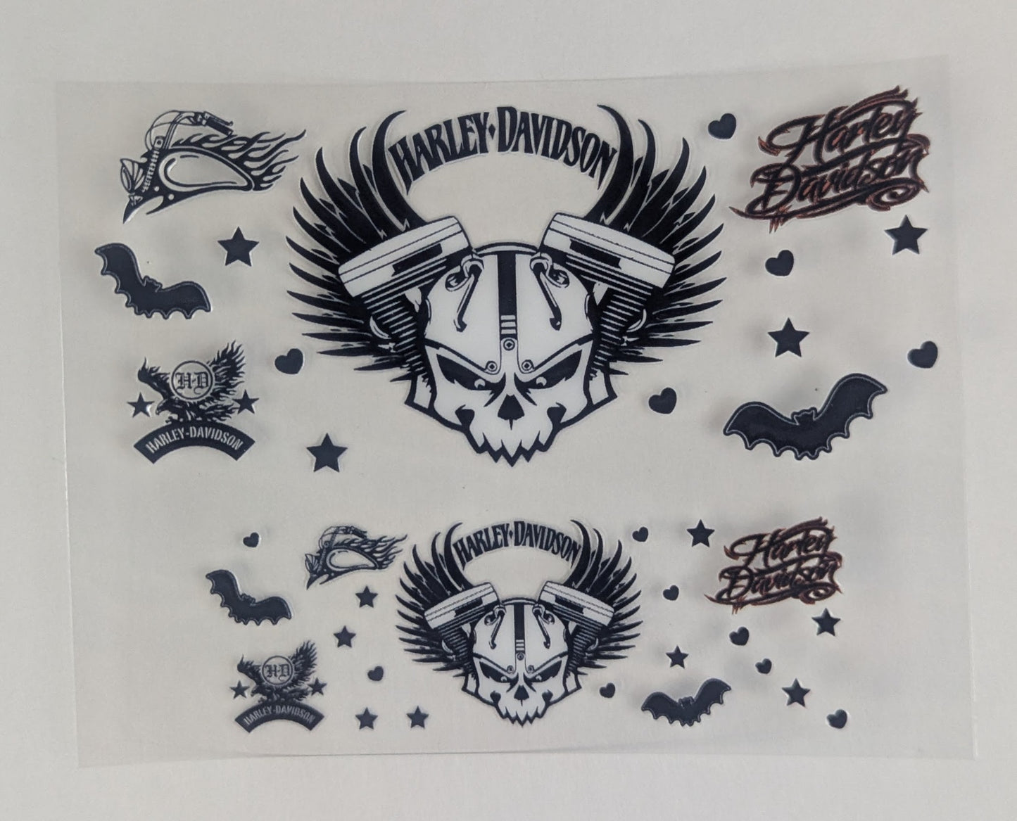 Mini Tumbler Keychain UV/DTF Wraps - HD Motorcycle - Multiple Designs Available
