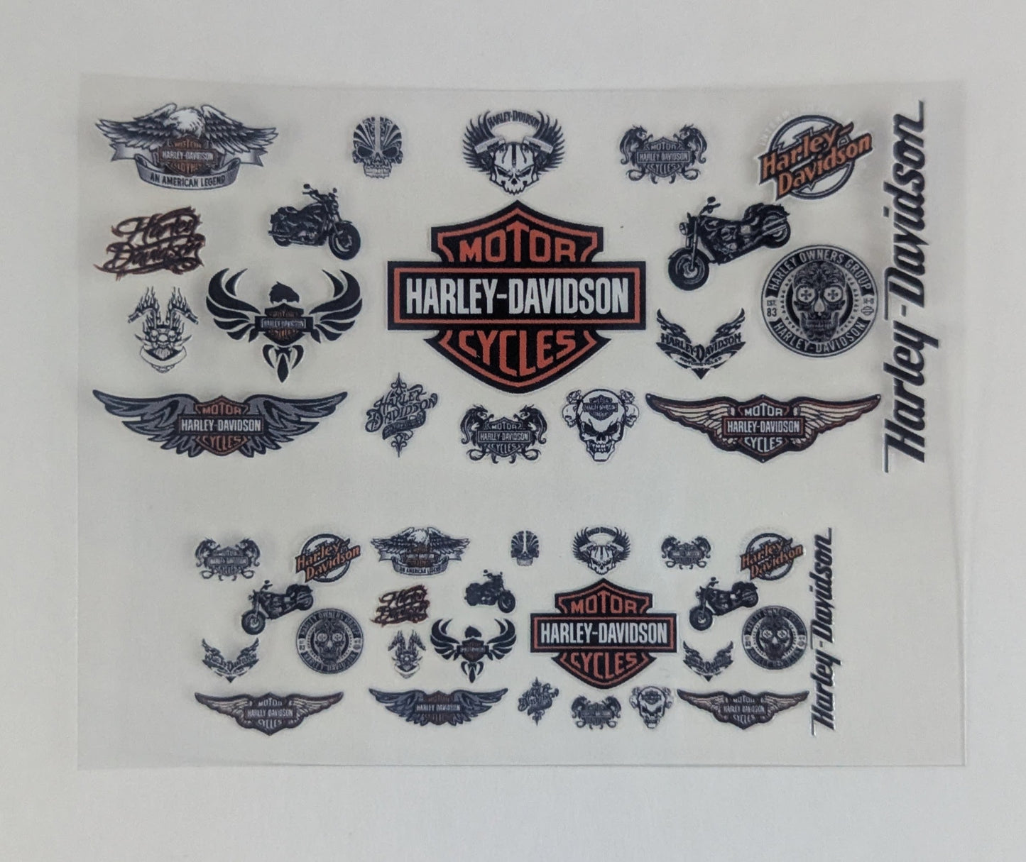 Mini Tumbler Keychain UV/DTF Wraps - HD Motorcycle - Multiple Designs Available