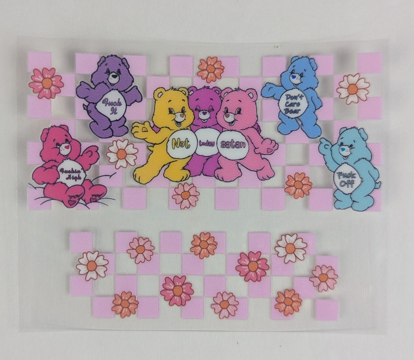 Mini Tumbler Keychain UV/DTF Wraps - Mature 18+ - Naughty Bears - Multiple Designs Available
