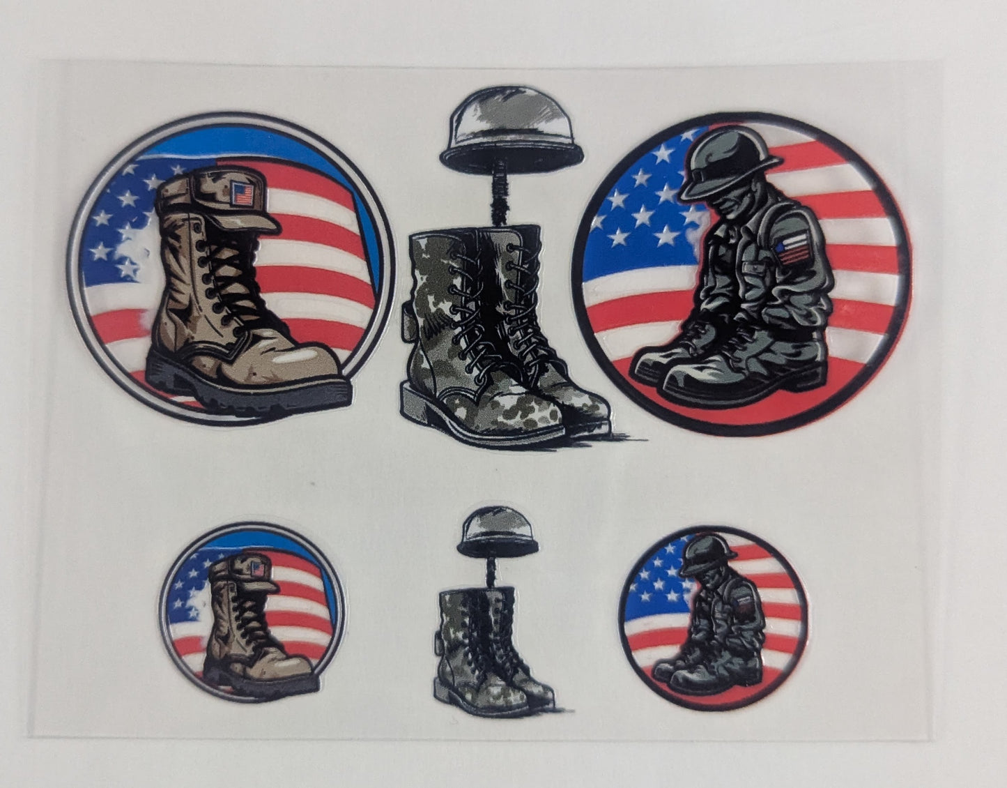 Mini Tumbler Keychain UV/DTF Wraps - Military
