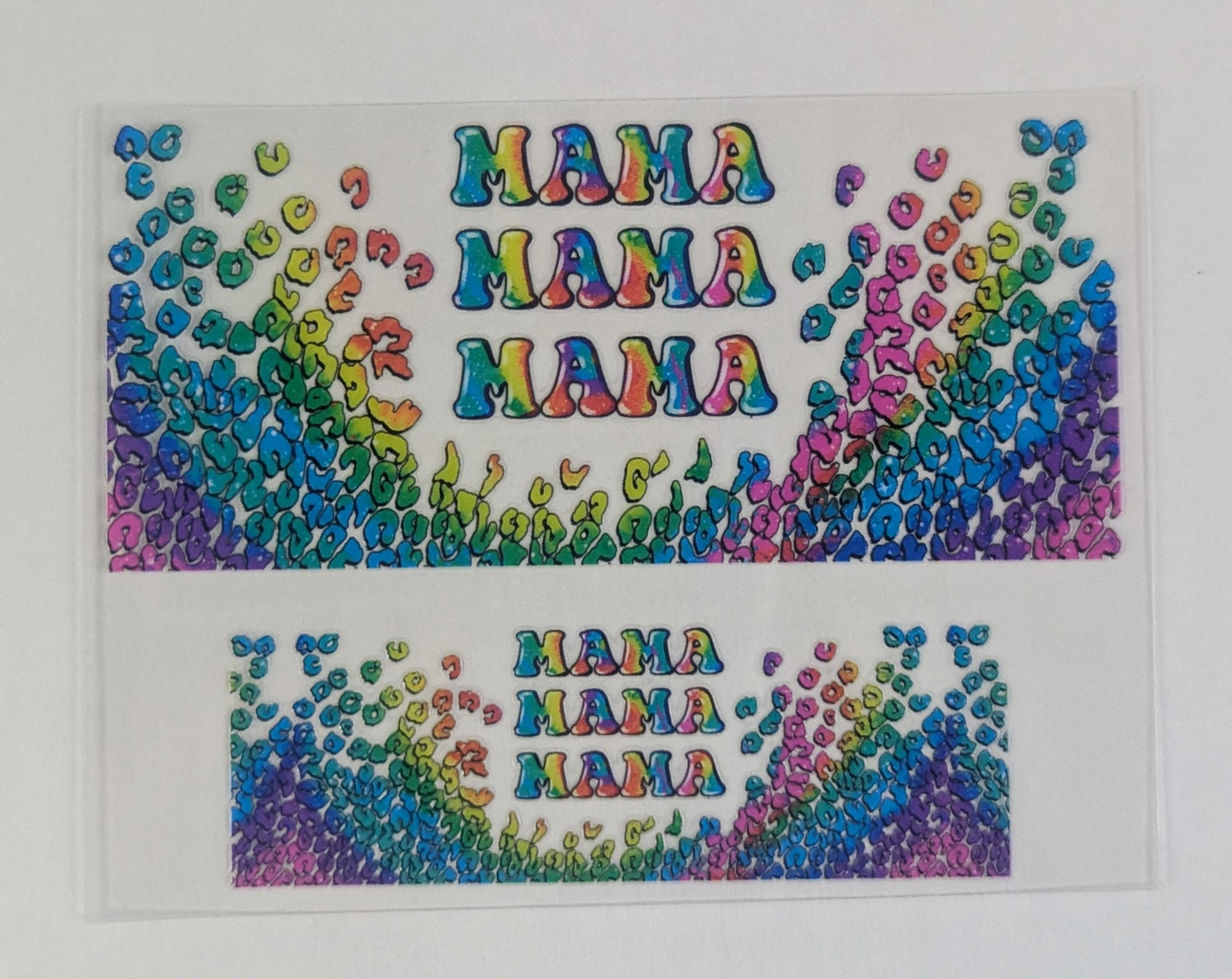 Mini Tumbler Keychain UV/DTF Wraps - Mama - Multiple Designs Available