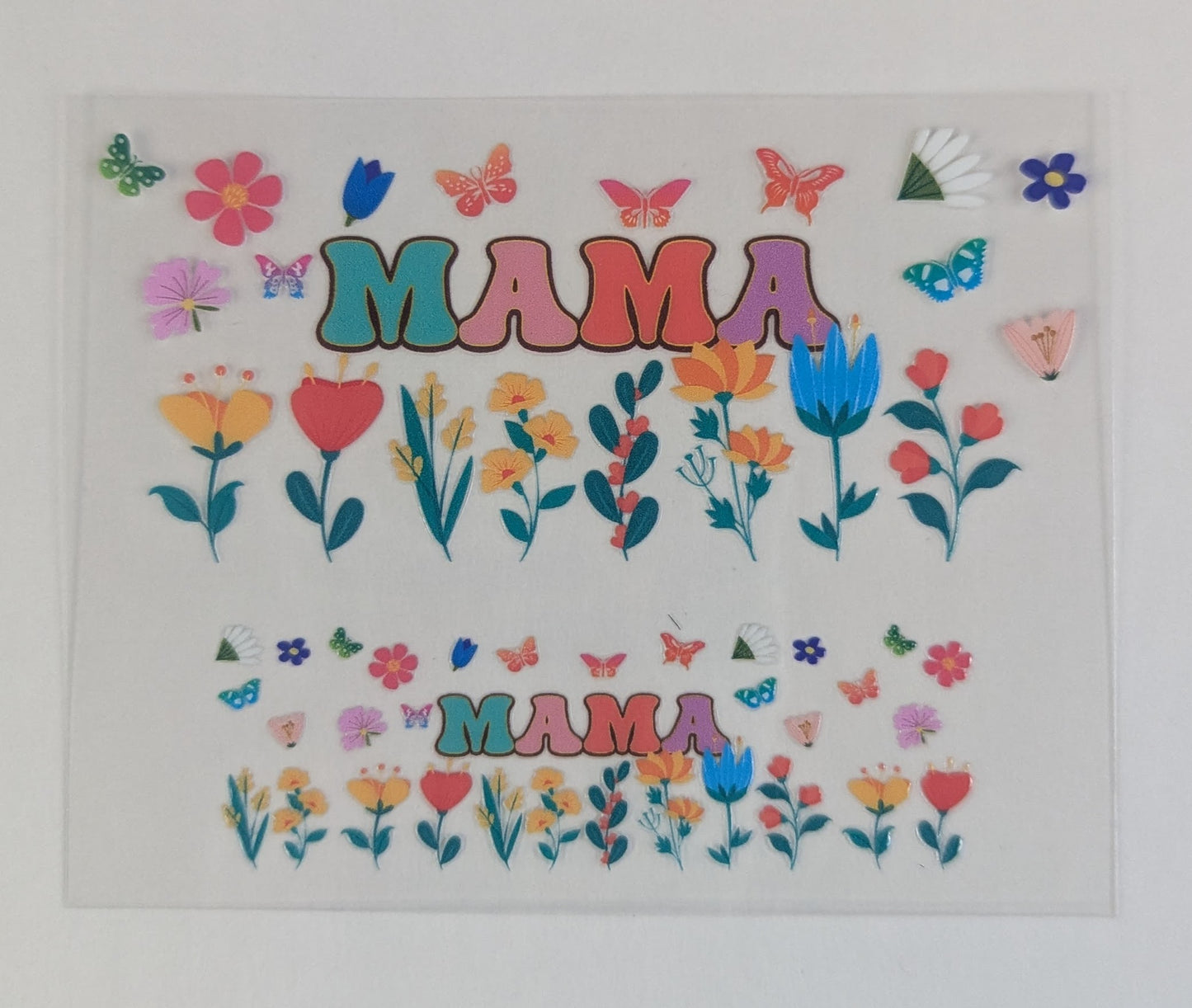 Mini Tumbler Keychain UV/DTF Wraps - Mama - Multiple Designs Available