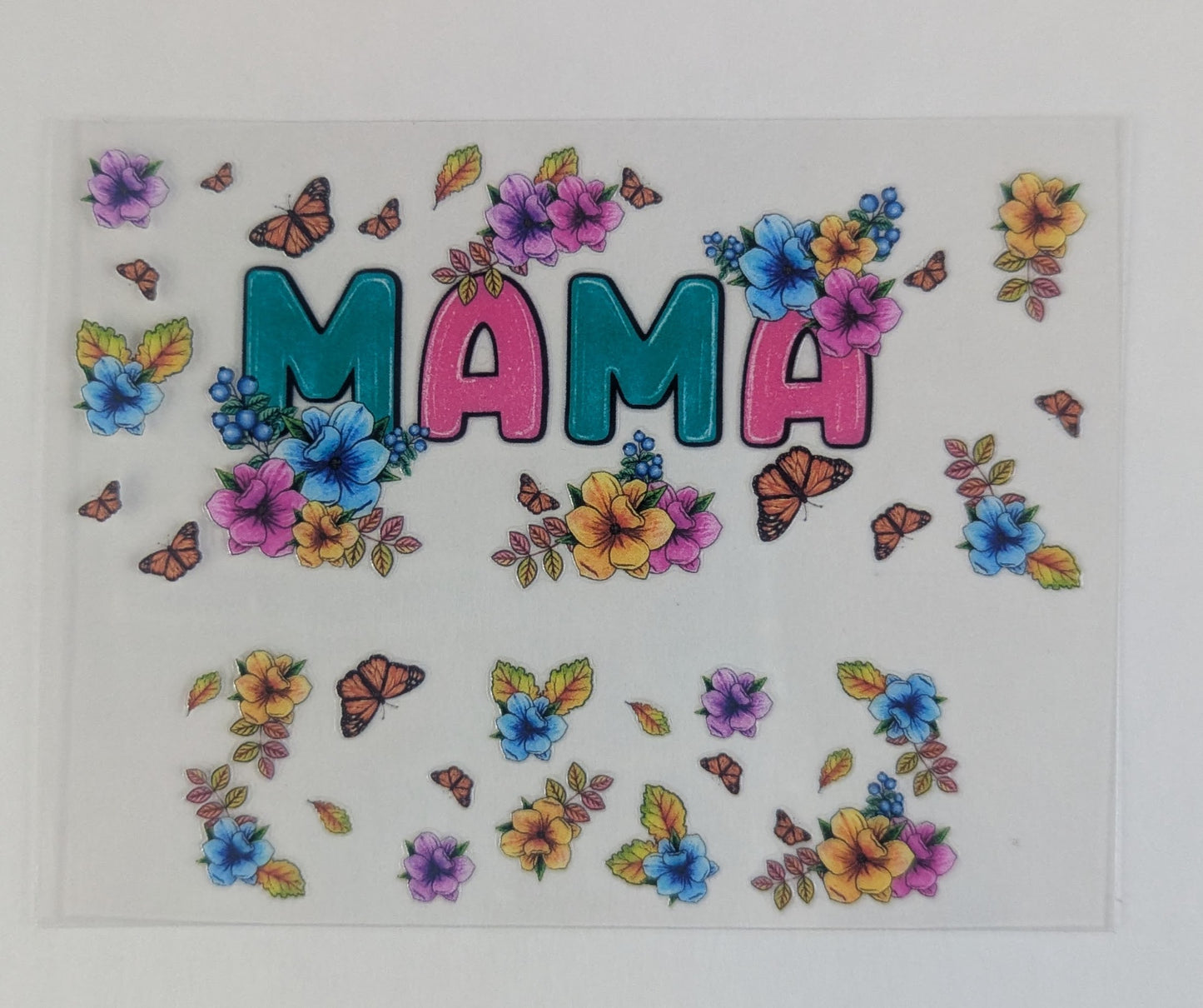 Mini Tumbler Keychain UV/DTF Wraps - Mama - Multiple Designs Available
