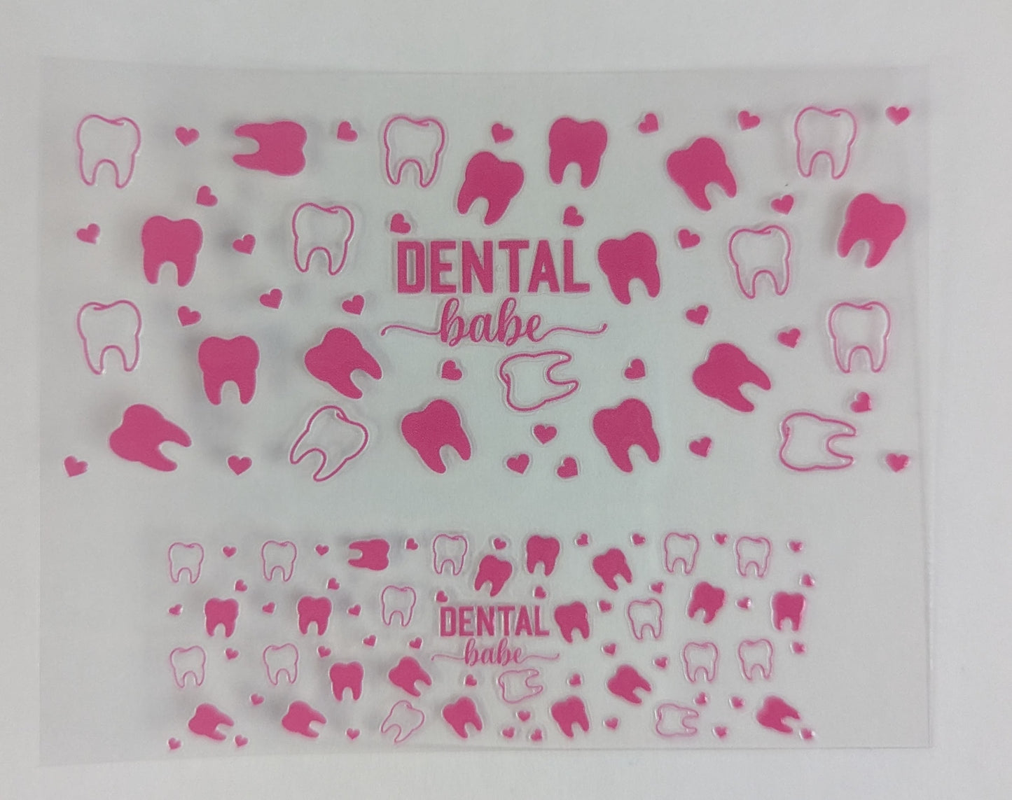 Mini Tumbler Keychain UV/DTF Wraps - Medical & Dental Field - Multiple Designs Available