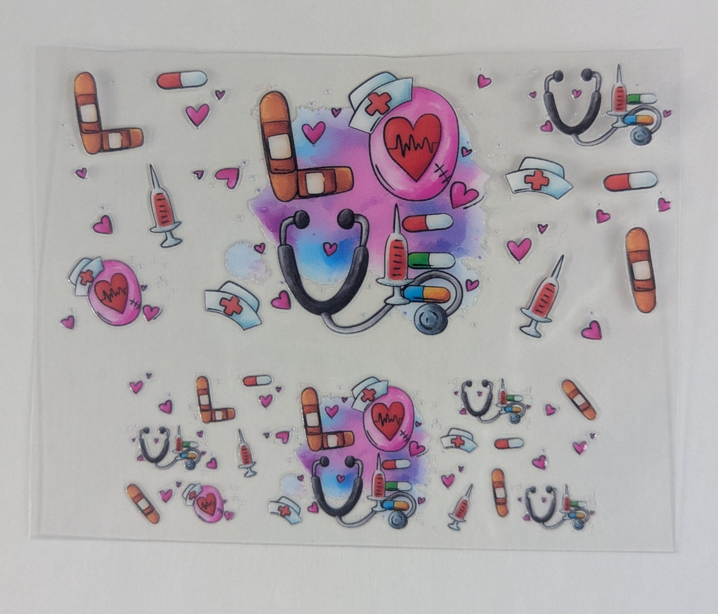 Mini Tumbler Keychain UV/DTF Wraps - Medical & Dental Field - Multiple Designs Available