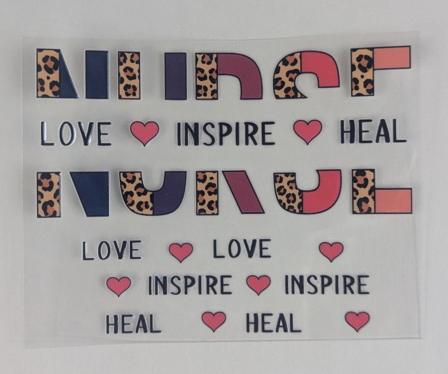 Mini Tumbler Keychain UV/DTF Wraps - Nurse - Multiple Designs Available