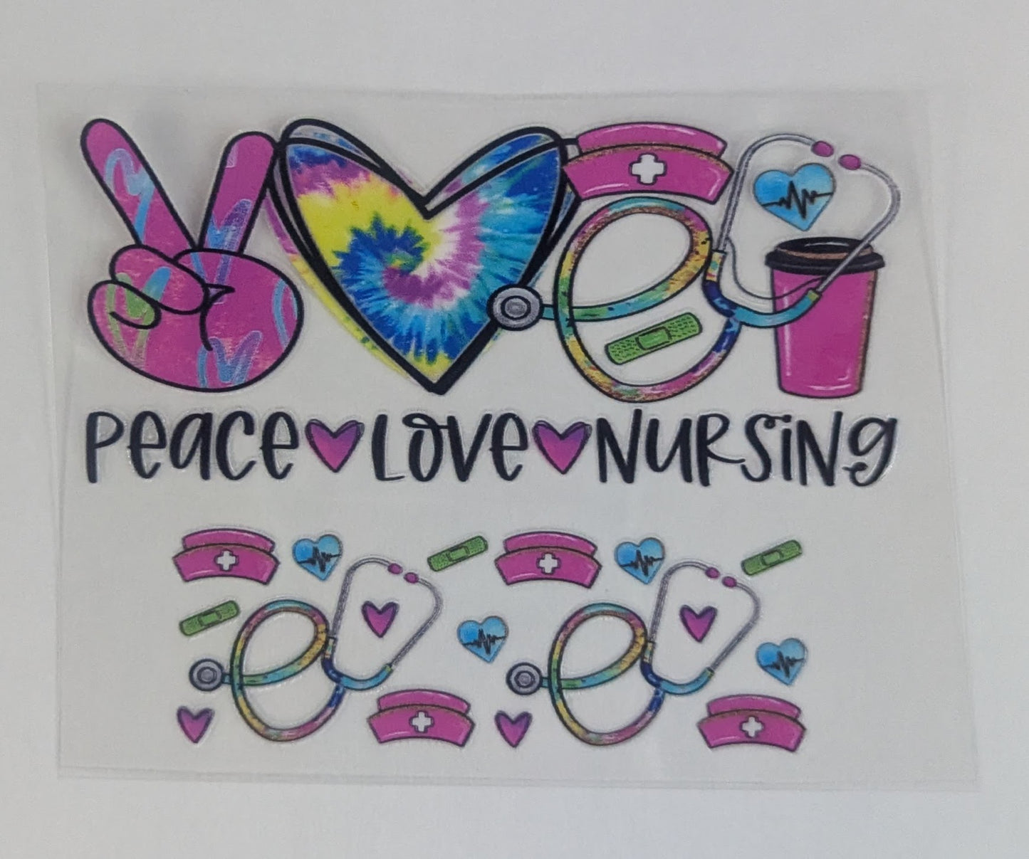 Mini Tumbler Keychain UV/DTF Wraps - Nurse - Multiple Designs Available