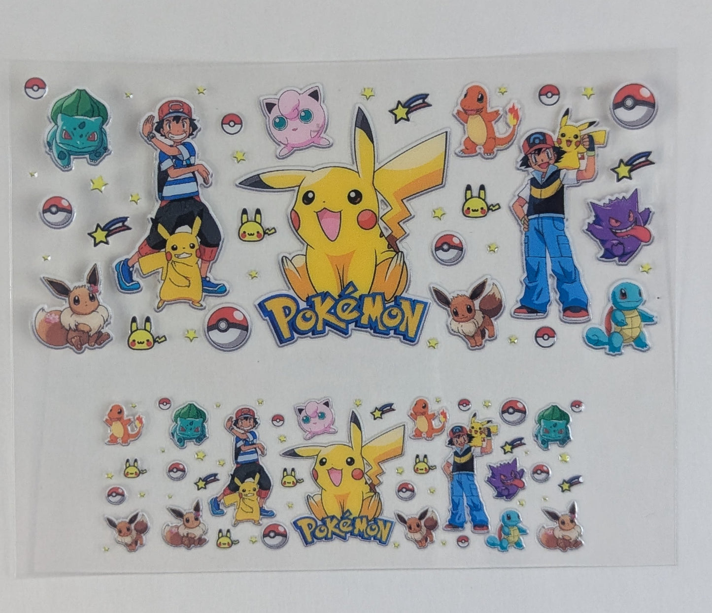 Mini Tumbler Keychain UV/DTF Wraps - Pokémon - Multiple Designs Available