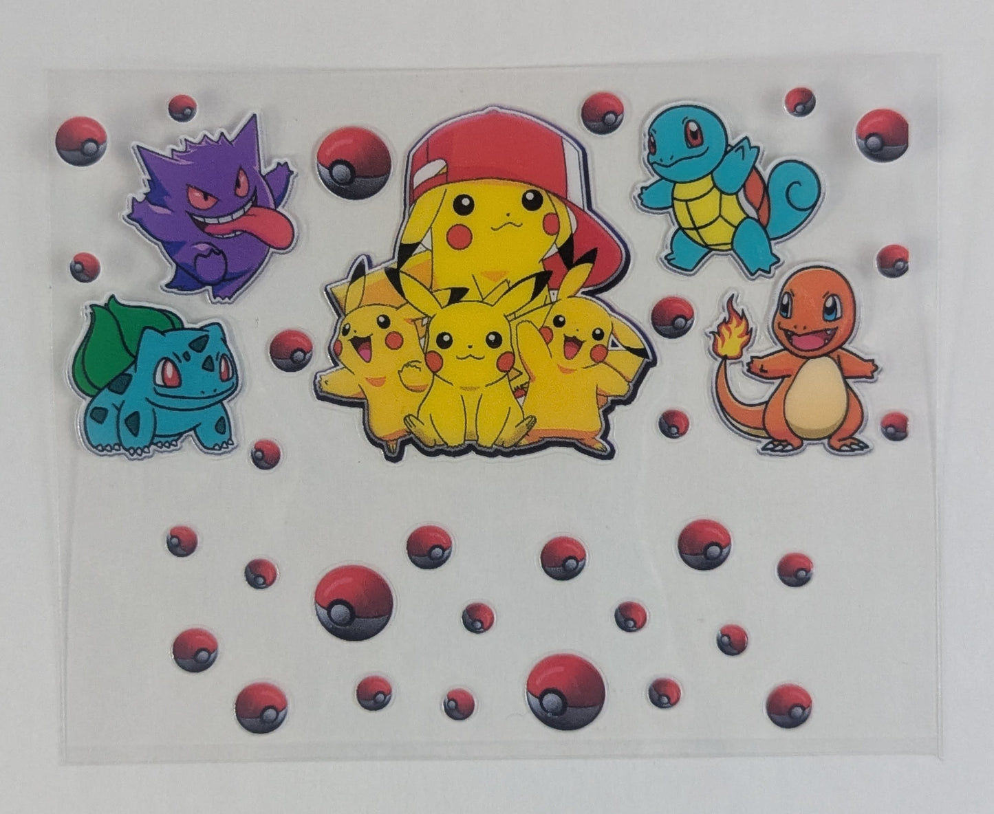 Mini Tumbler Keychain UV/DTF Wraps - Yellow Poke 1 - Multiple Designs Available