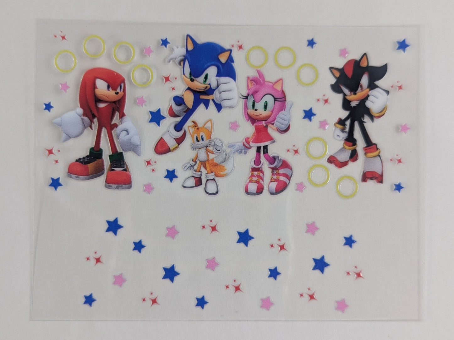 Mini Tumbler Keychain UV/DTF Wraps - Super Fast Blue Guy