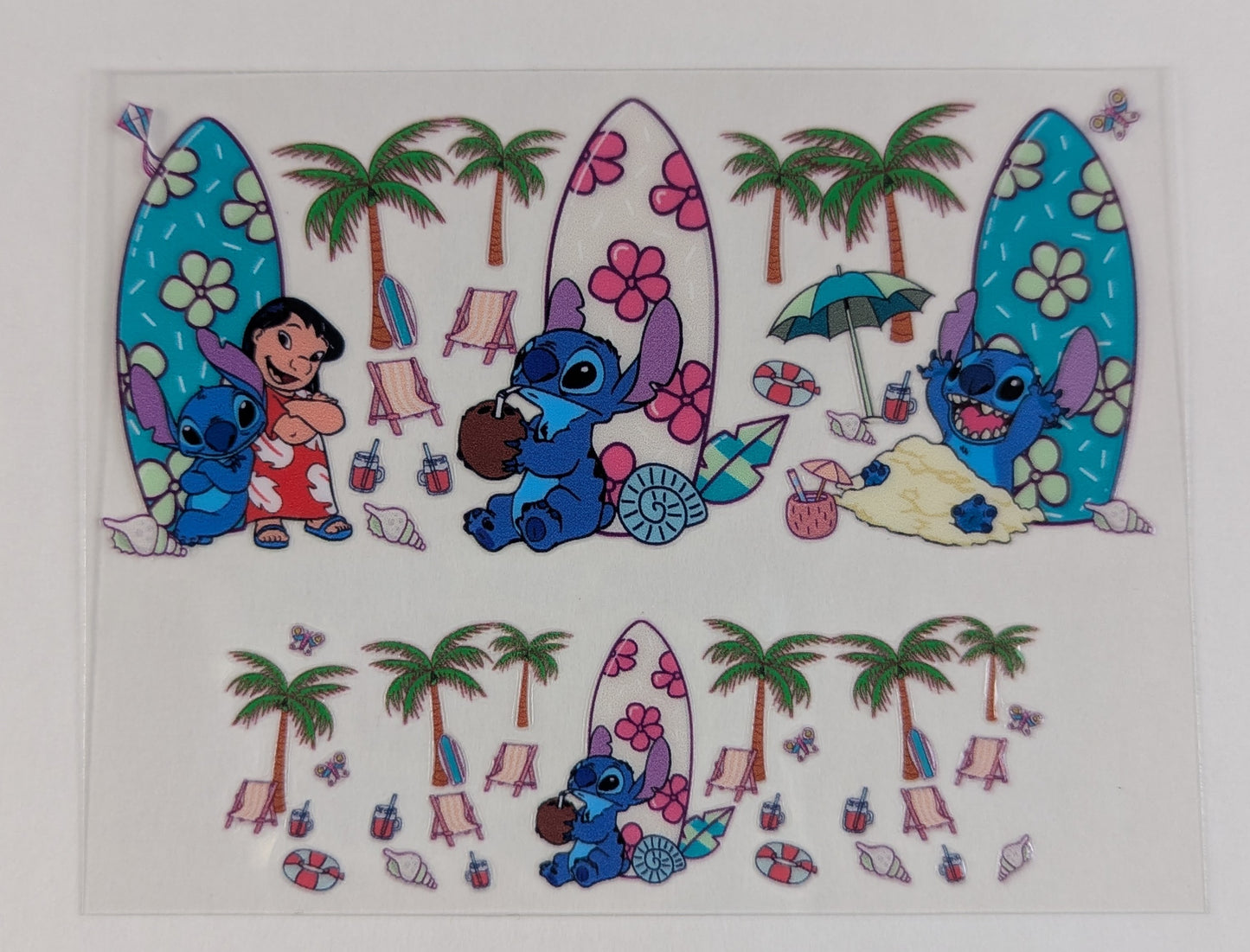 Mini Tumbler Keychain UV/DTF Wraps - Blue Alien + Girl - Multiple Designs Available
