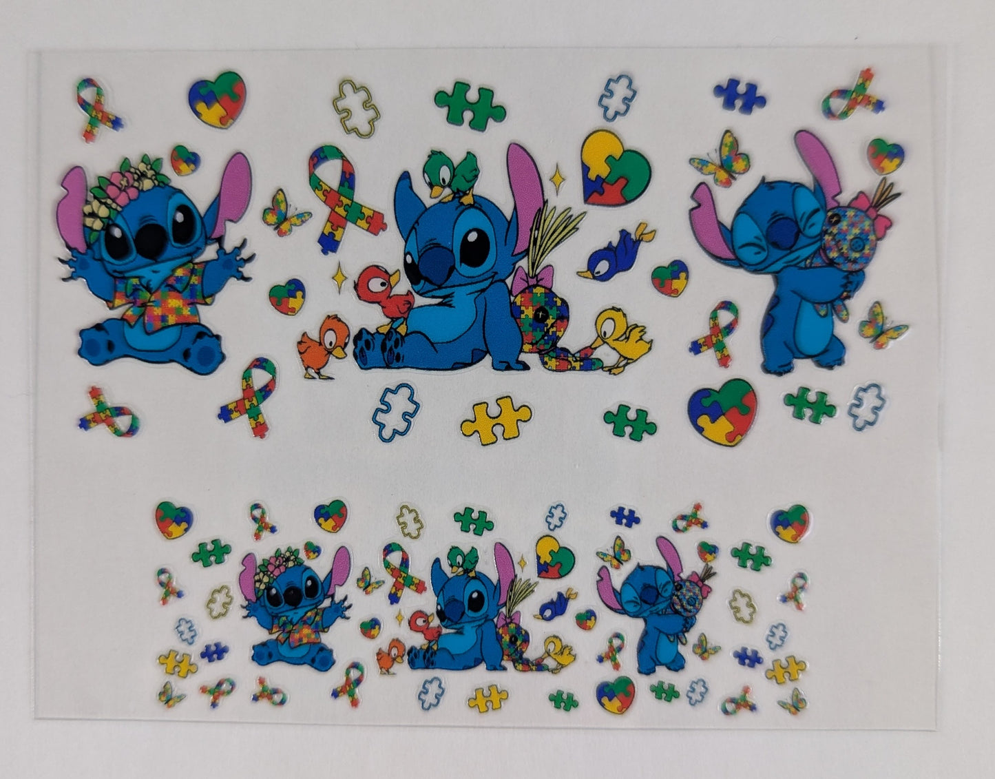 Mini Tumbler Keychain UV/DTF Wraps - Blue Alien - Multiple Designs Available