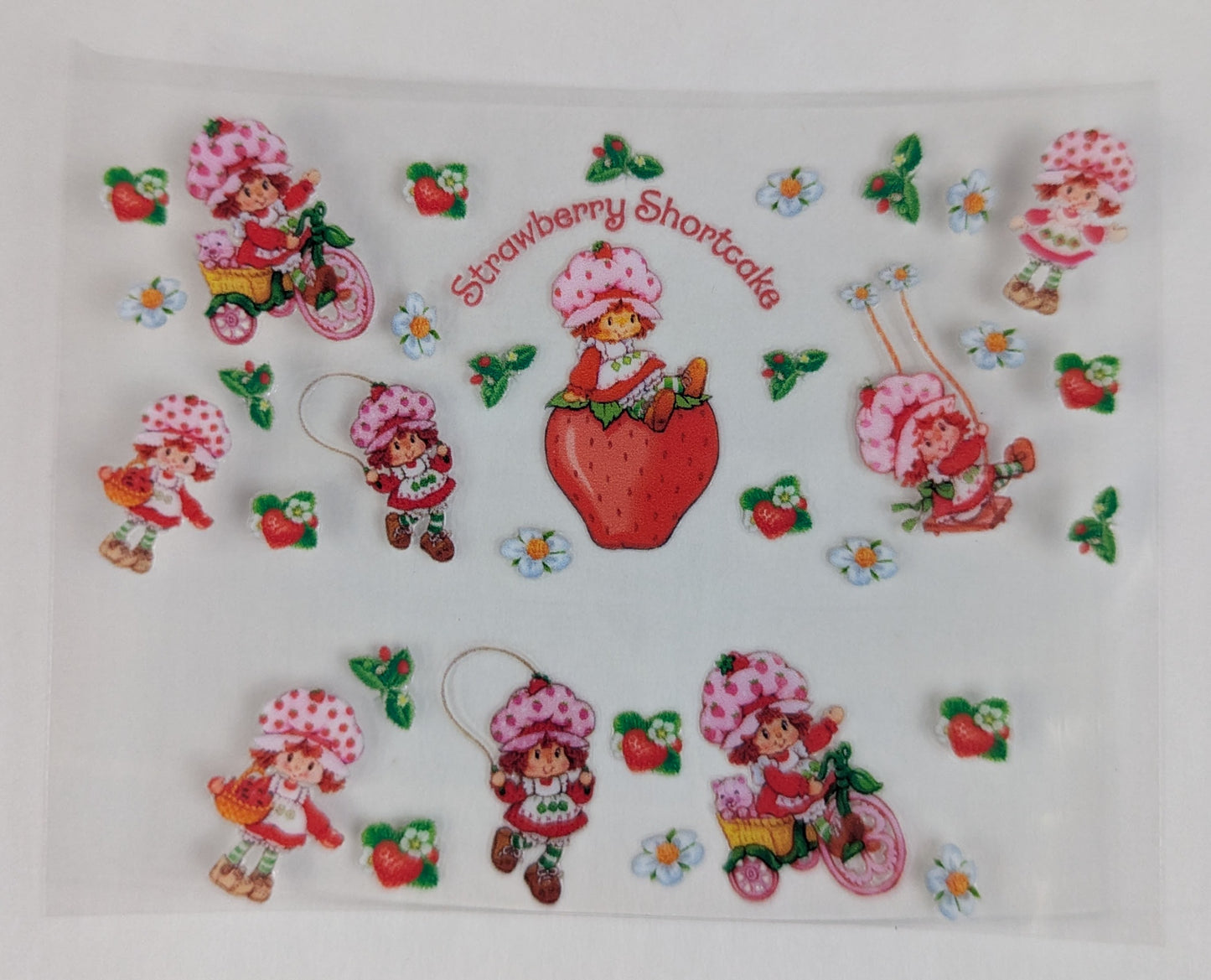 Mini Tumbler Keychain UV/DTF Wraps - Strawberry Girl - Multiple Designs Available