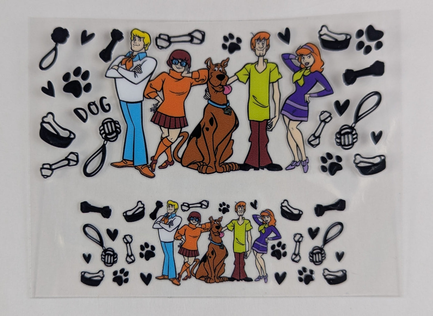 Mini Tumbler Keychain UV/DTF Wraps - Brown Dog