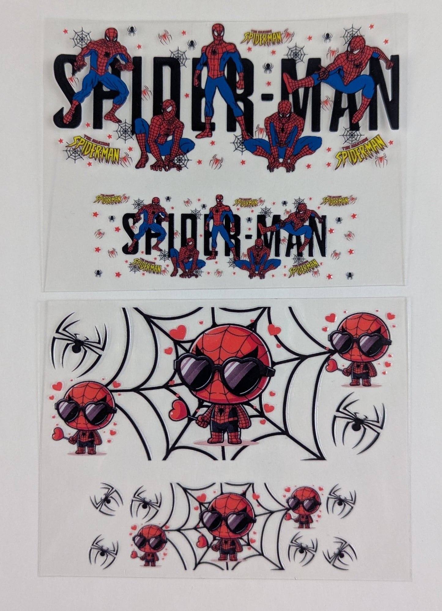 Mini Tumbler Keychain UV/DTF Wraps - Spider - Multiple Designs Available