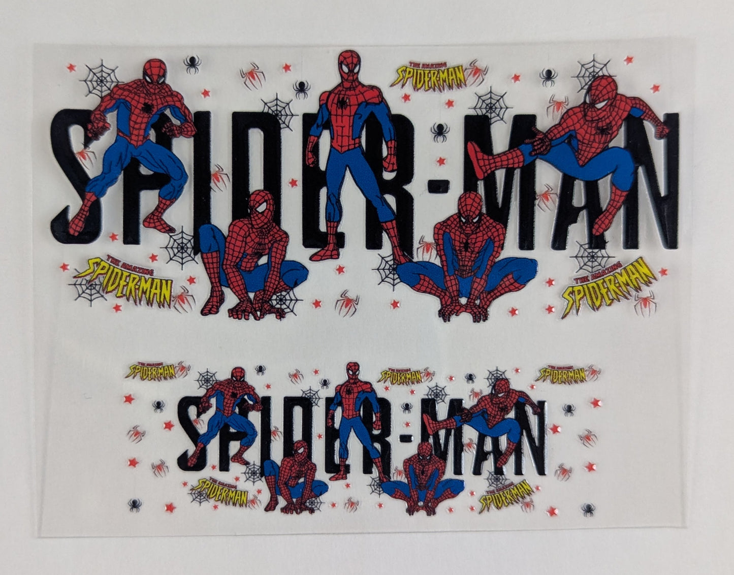 Mini Tumbler Keychain UV/DTF Wraps - Spider - Multiple Designs Available