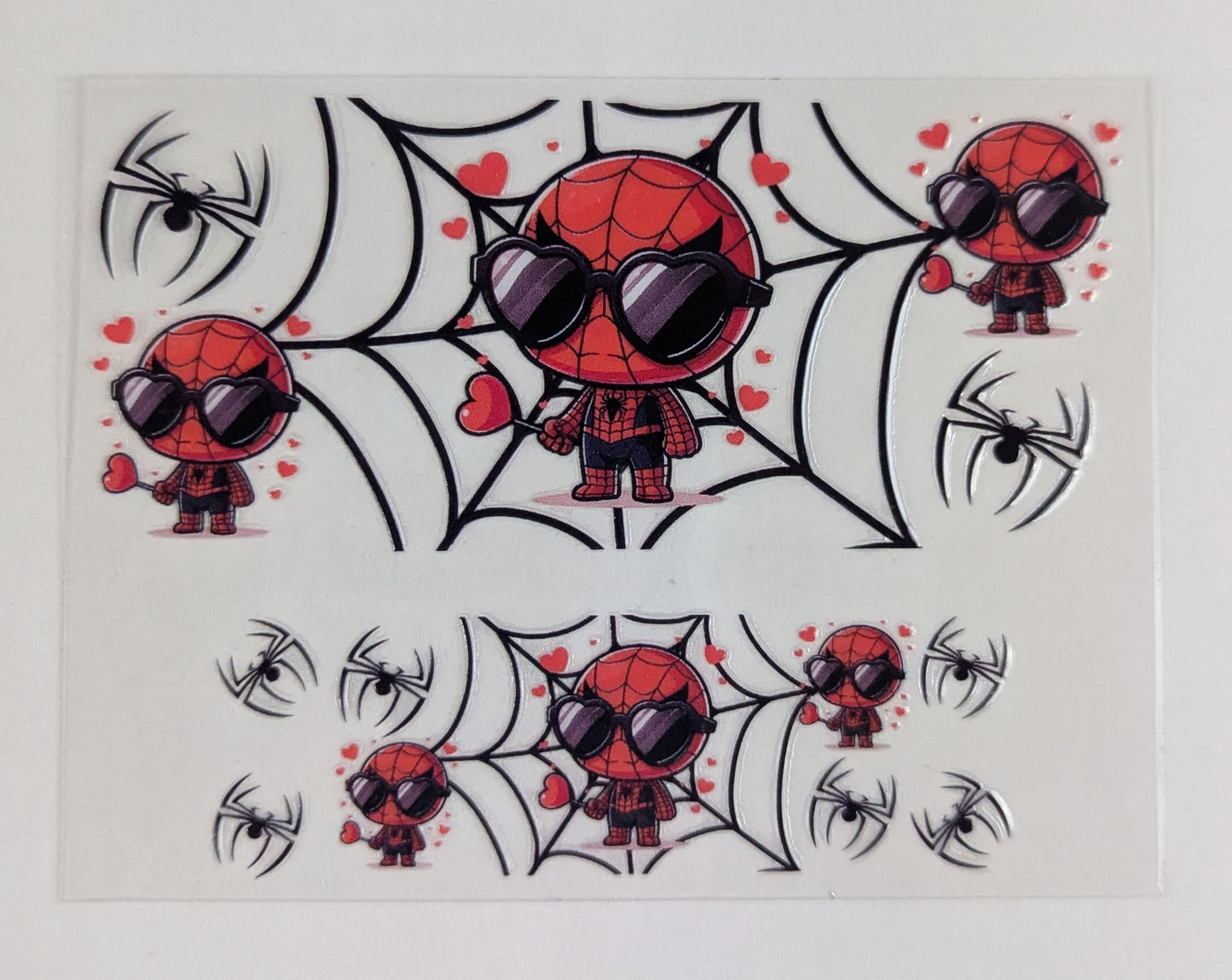 Mini Tumbler Keychain UV/DTF Wraps - Spider - Multiple Designs Available