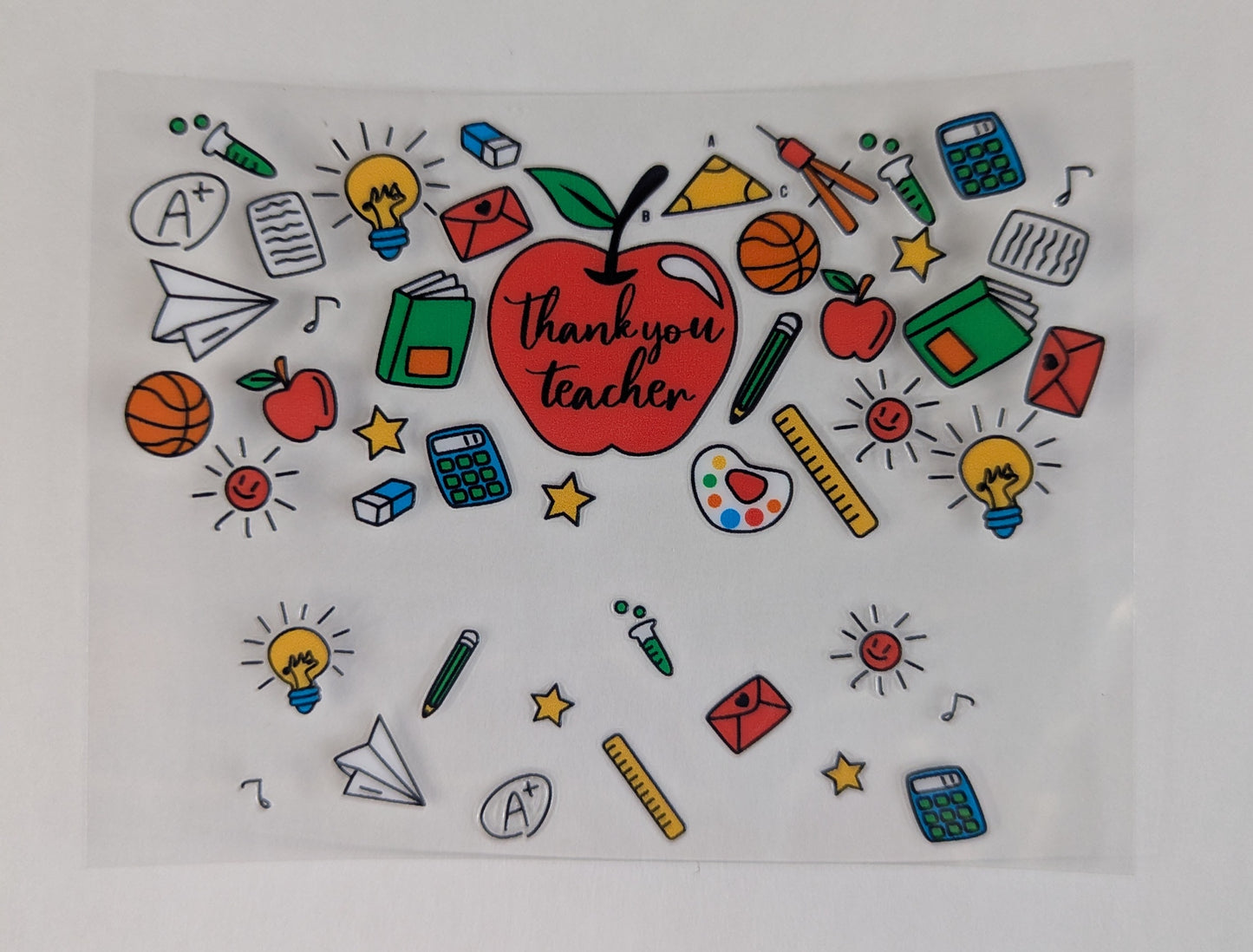 Mini Tumbler Keychain UV/DTF Wraps - Teacher - Multiple Designs Available