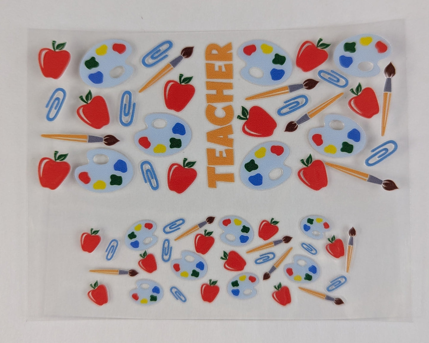 Mini Tumbler Keychain UV/DTF Wraps - Teacher - Multiple Designs Available