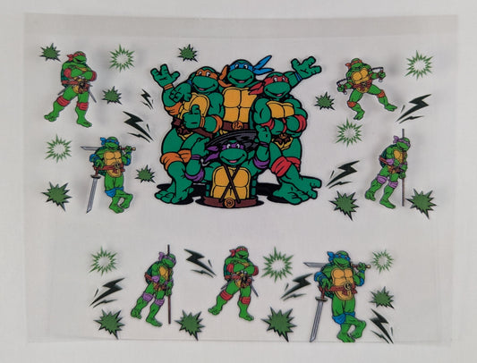 Mini Tumbler Keychain UV/DTF Wraps - TMNT