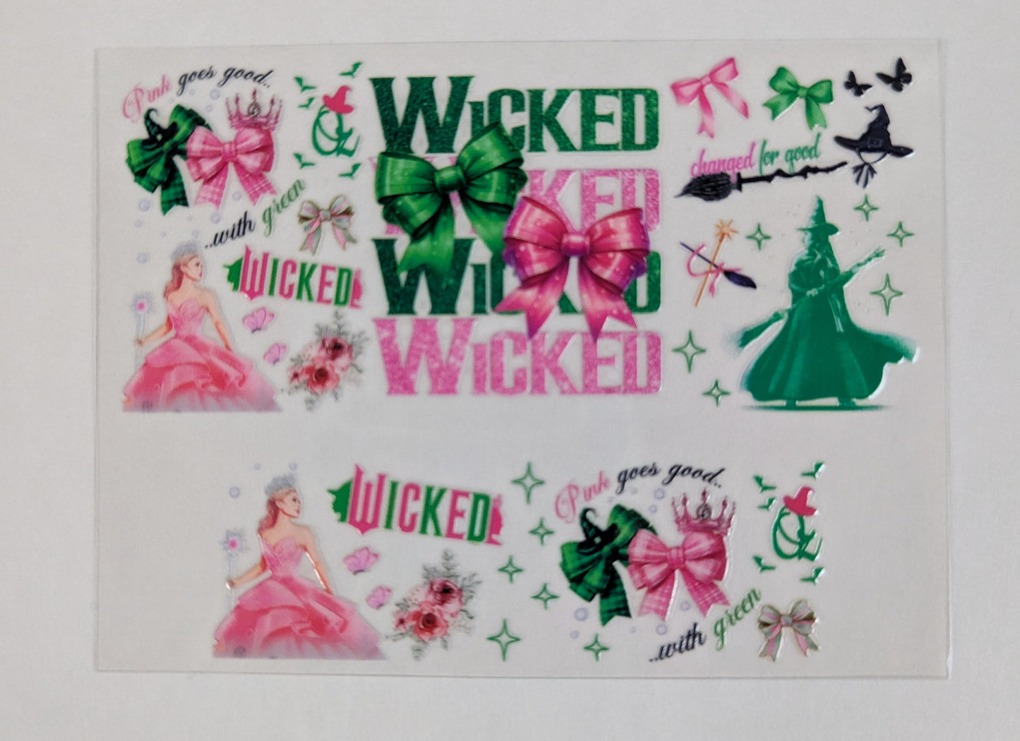 Mini Tumbler Keychain UV/DTF Wraps - Wicked - Multiple Designs Available