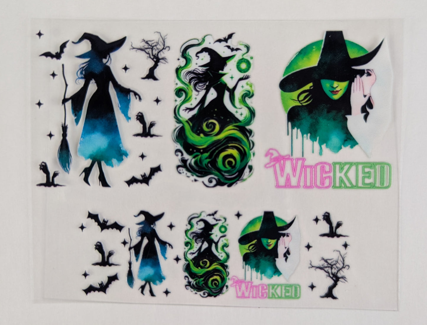 Mini Tumbler Keychain UV/DTF Wraps - Wicked - Multiple Designs Available