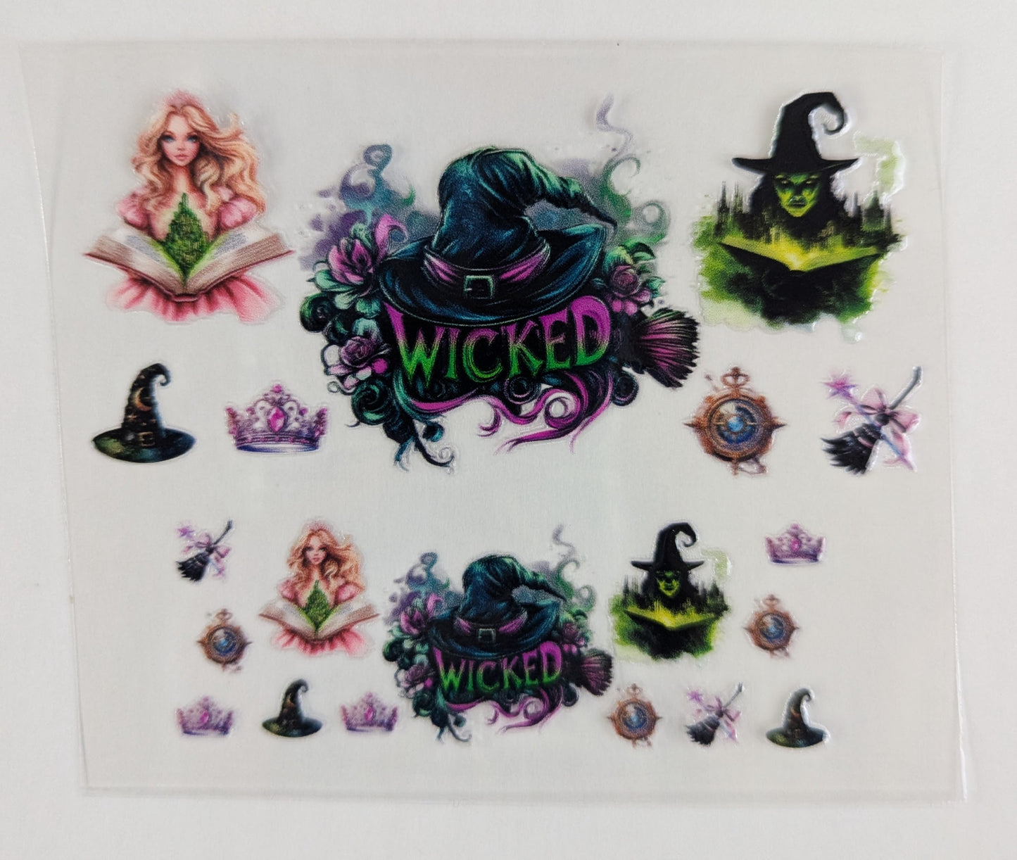 Mini Tumbler Keychain UV/DTF Wraps - Wicked - Multiple Designs Available